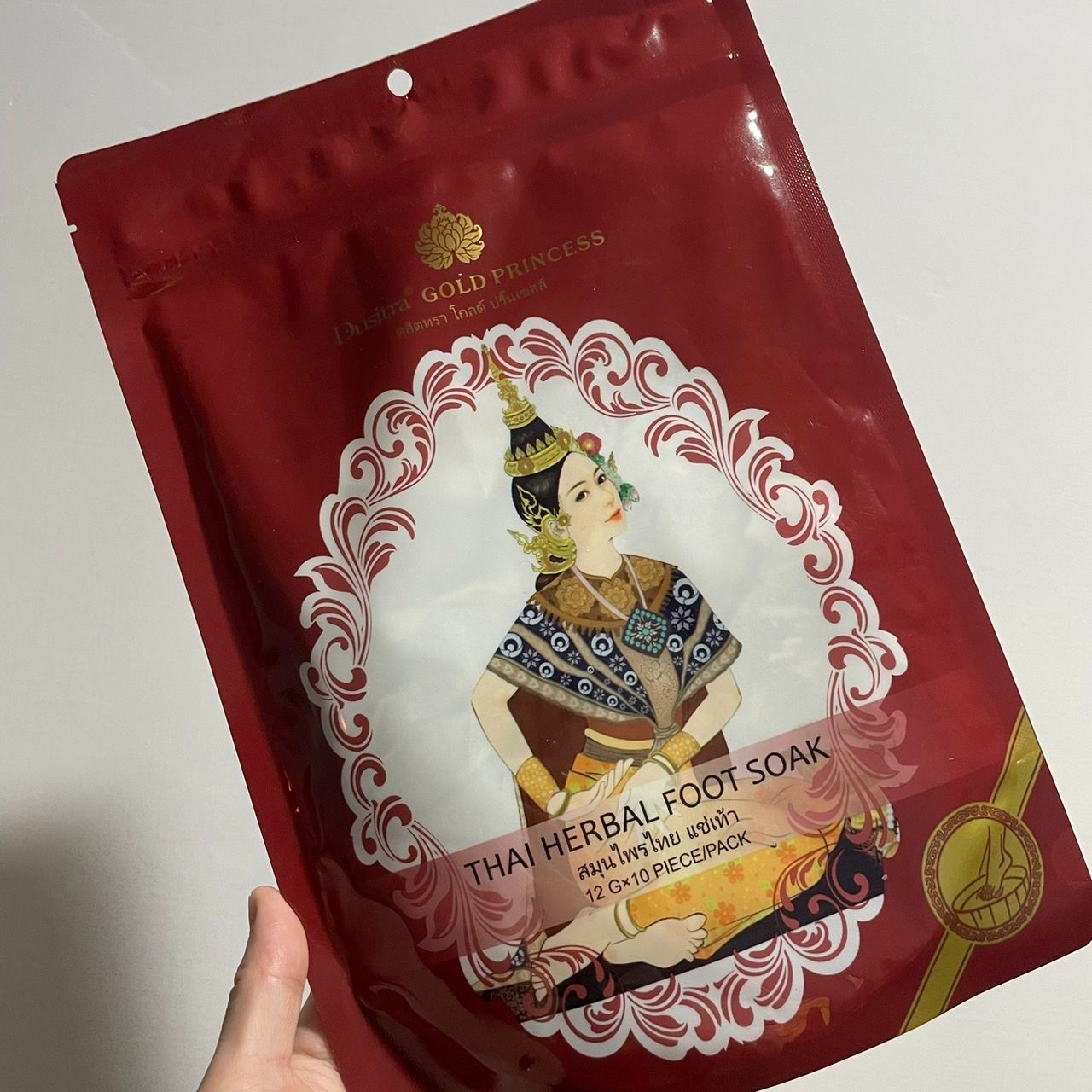 《泰國🇹🇭Dusitra GOLD PRINCESS 皇家草本足浴包》