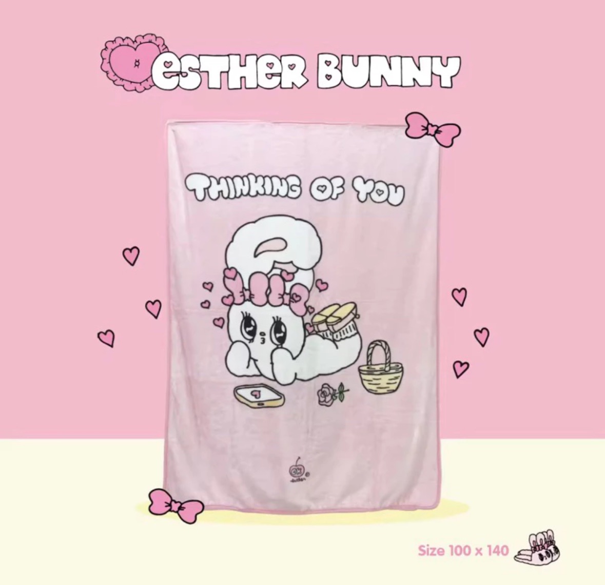 Thaichob《Esther Bunny Blanket毯子》