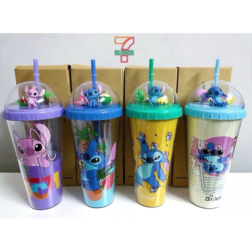 史迪奇x泰國7-11水杯