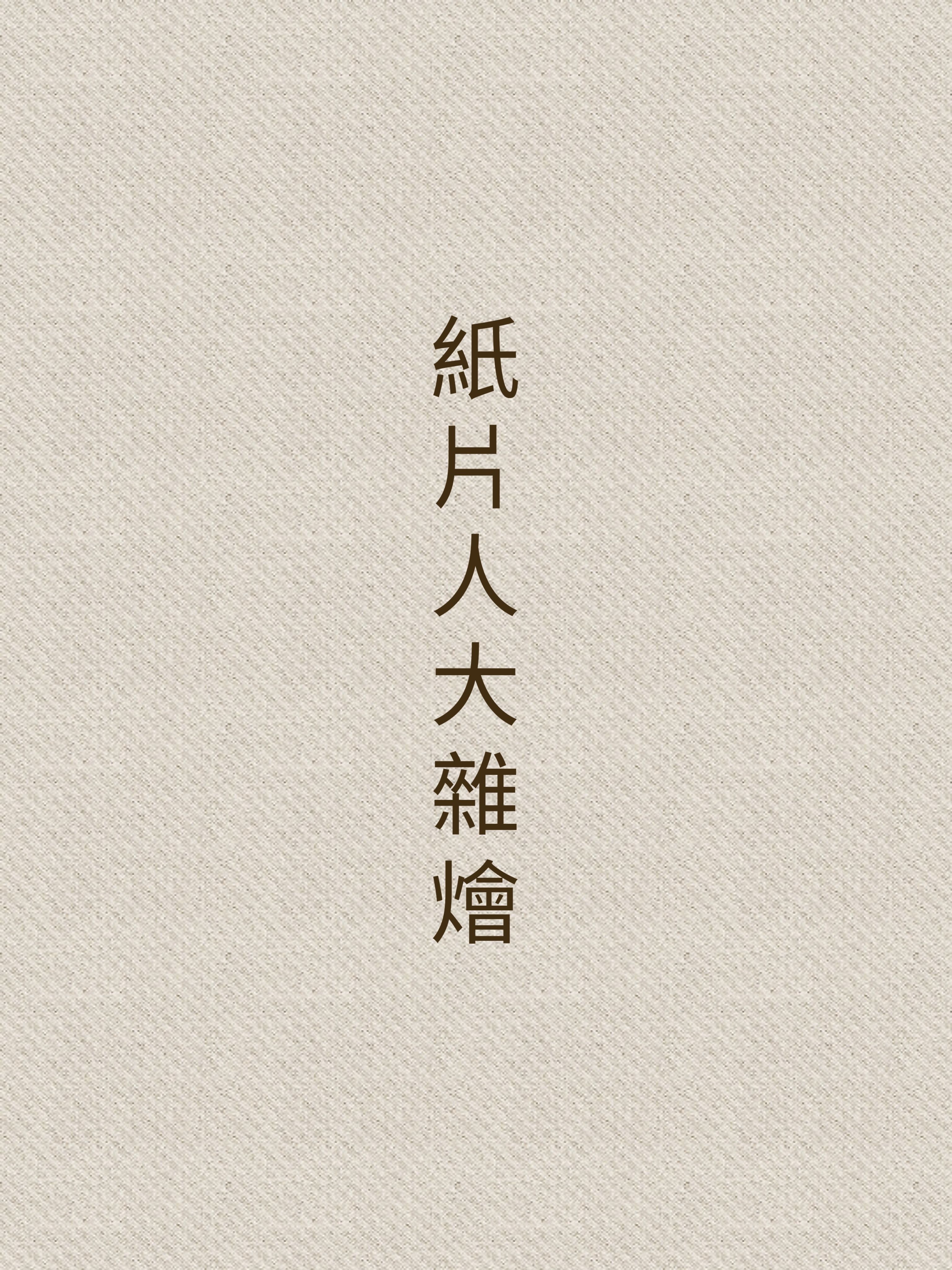 紙片人大雜燴