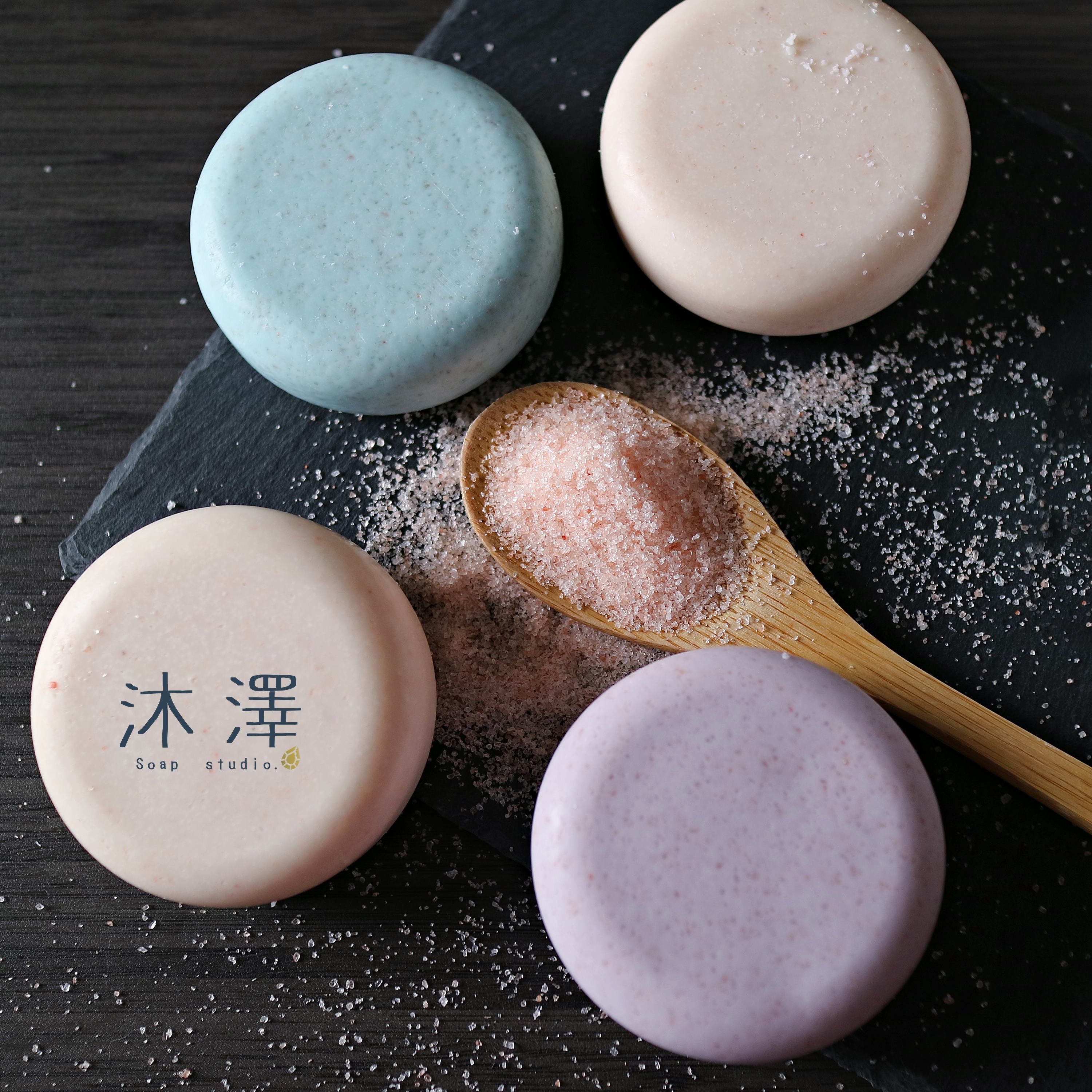 買四送一優惠中[沐澤手作皂室｜冷製皂] 夏日清爽玫瑰鹽皂