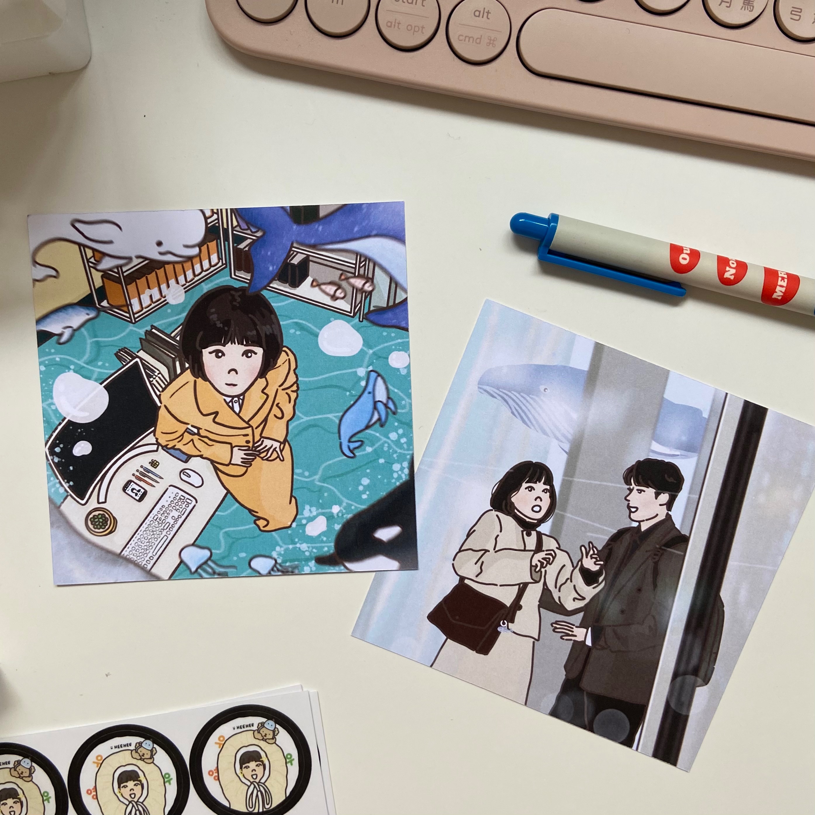 🐋 非常律師禹英禑 明信片（4款）｜heehee’s