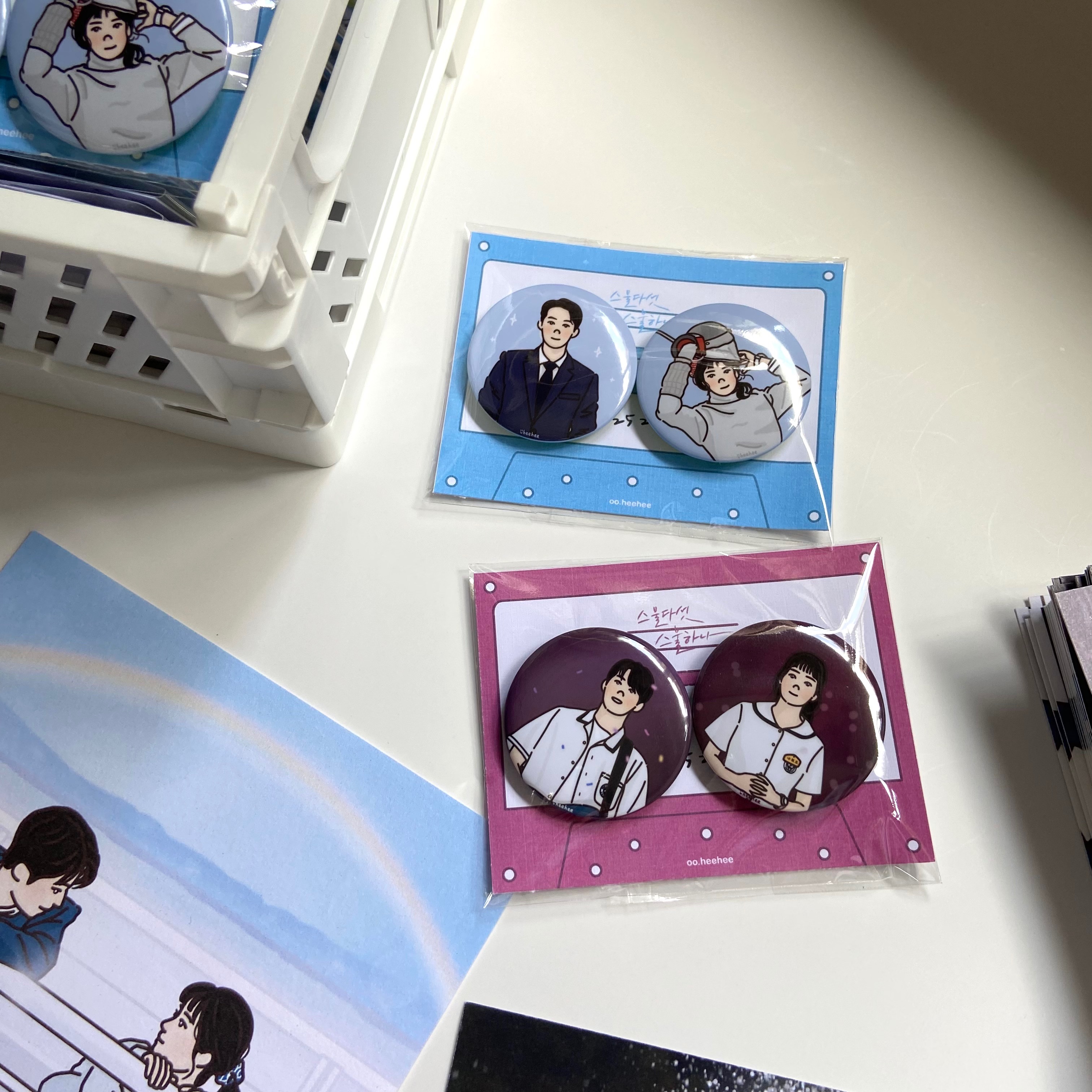 🇰🇷 二十五二十一 別針套組（2款）｜heehee’s