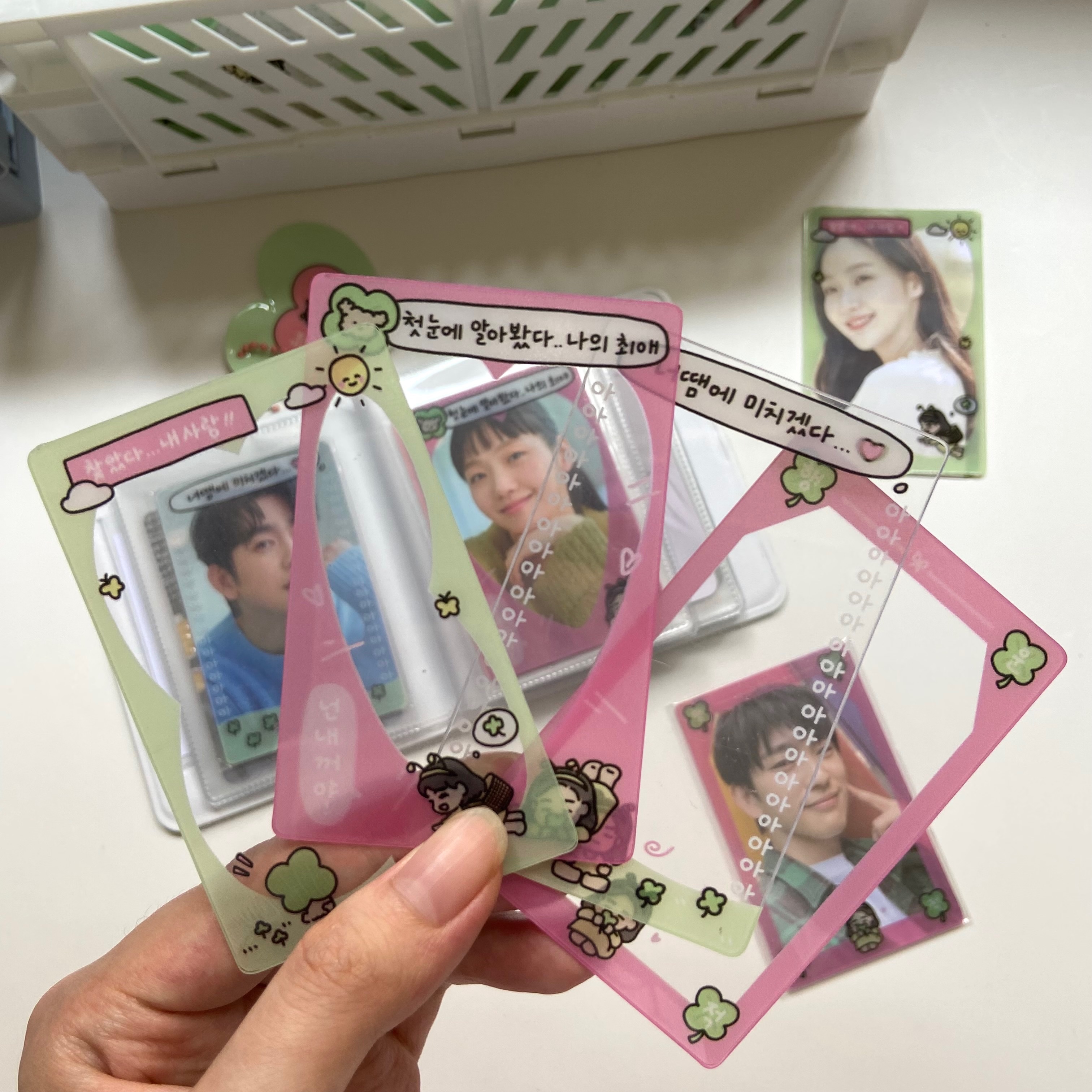 𝔸𝕓𝕠𝕦𝕥 𝕦 裝飾透卡（一包4入）｜heehee’s
