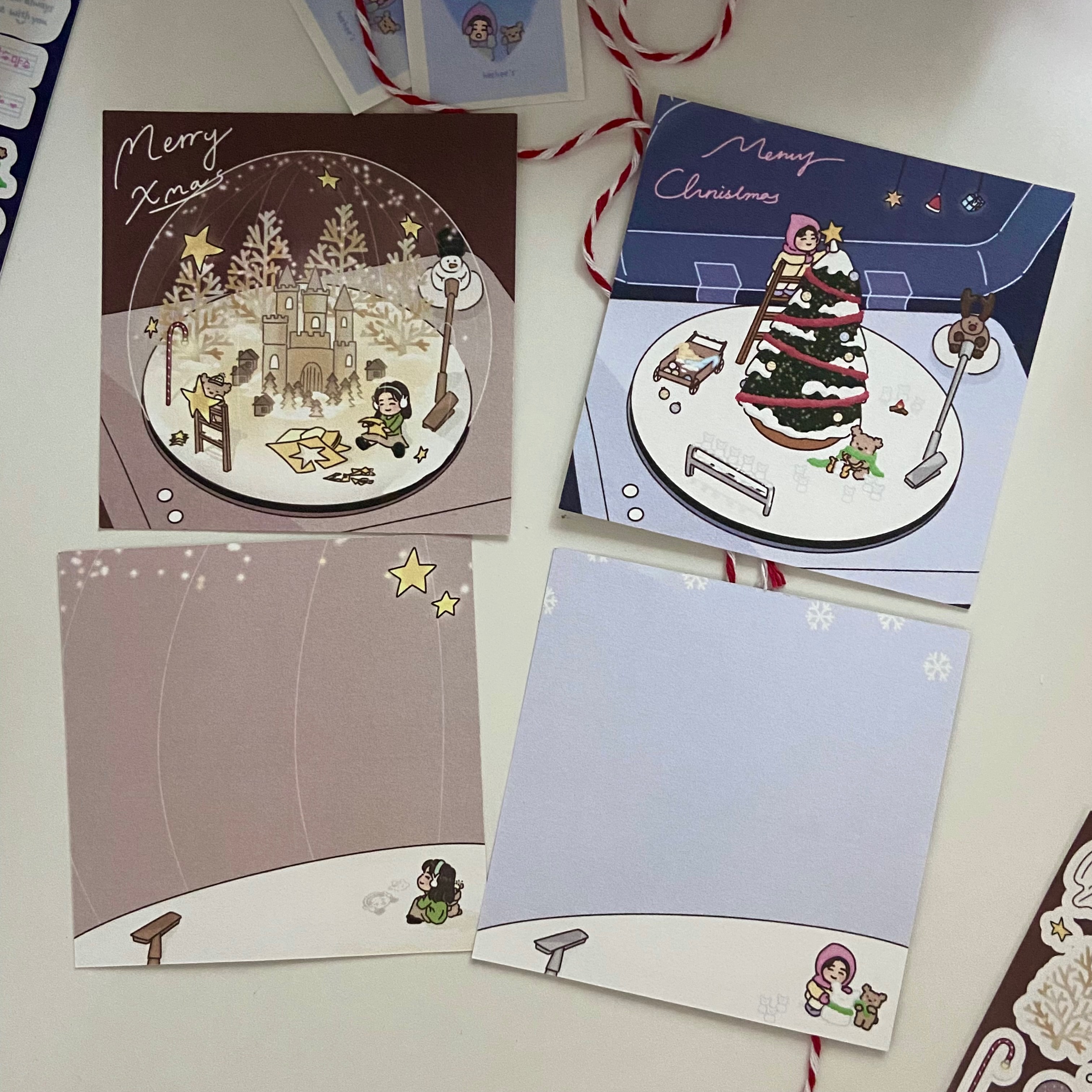 💿 聖誕播放機 · 明信片｜heehee’s