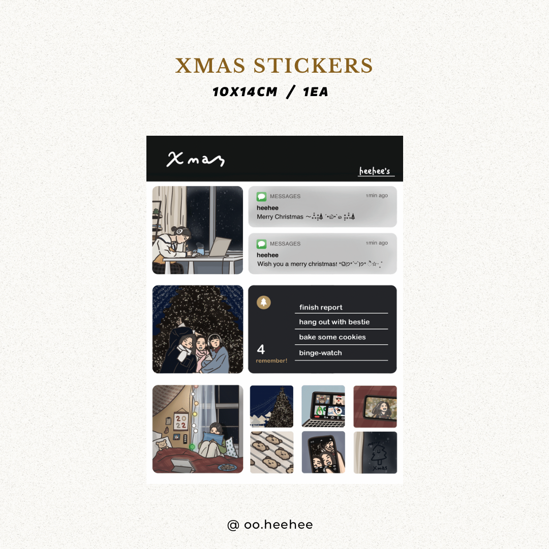 🎵 聖誕·貼紙｜heehee’s
