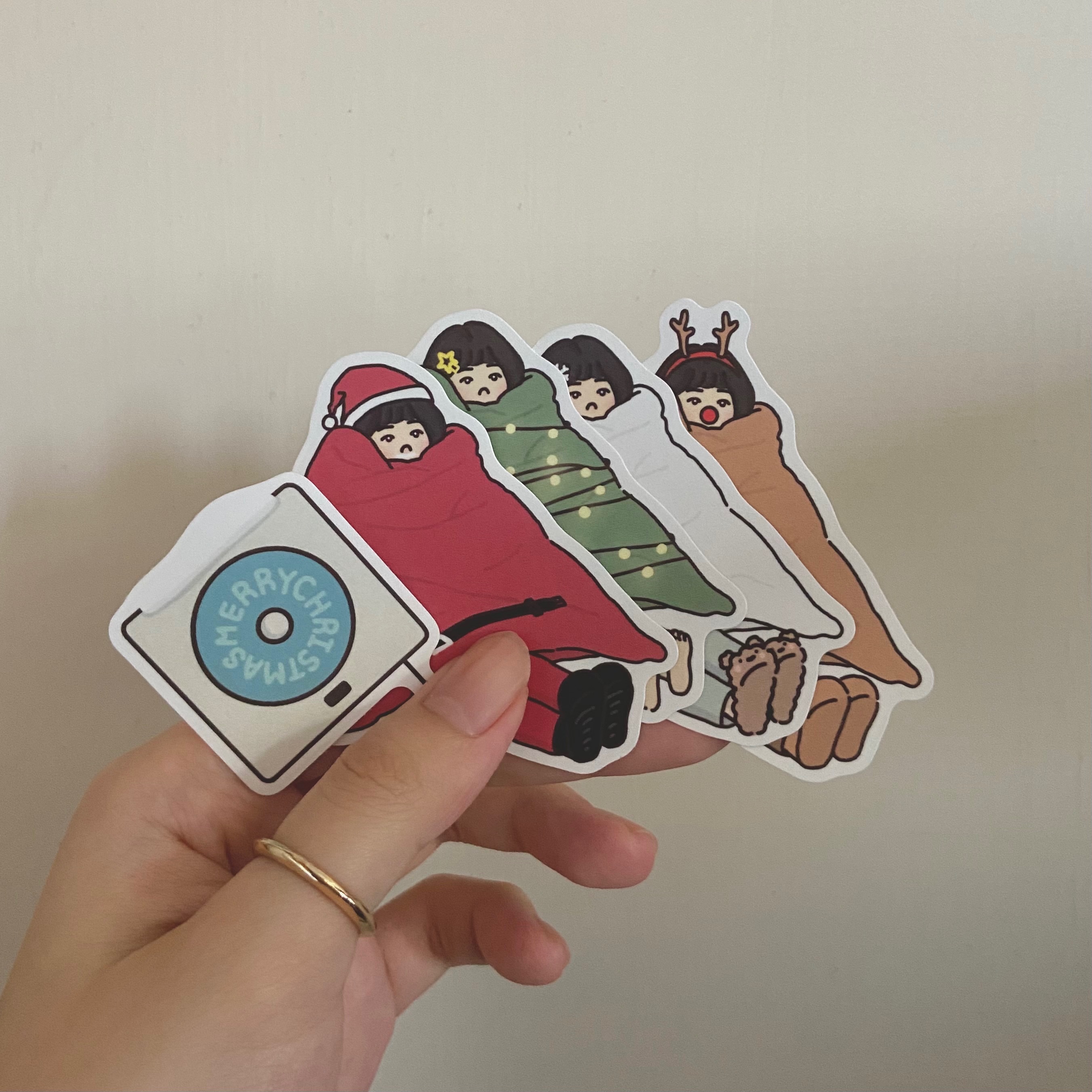 我的聖誕節 貼紙包（5入）｜heehee’s