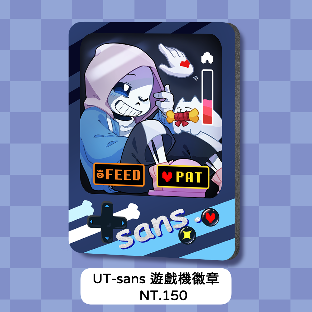 UT-sans 遊戲機徽章