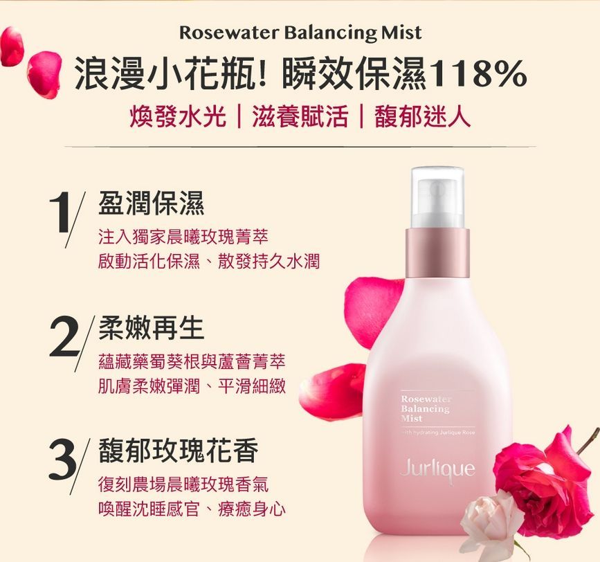 Jurlique   保濕活膚露系列