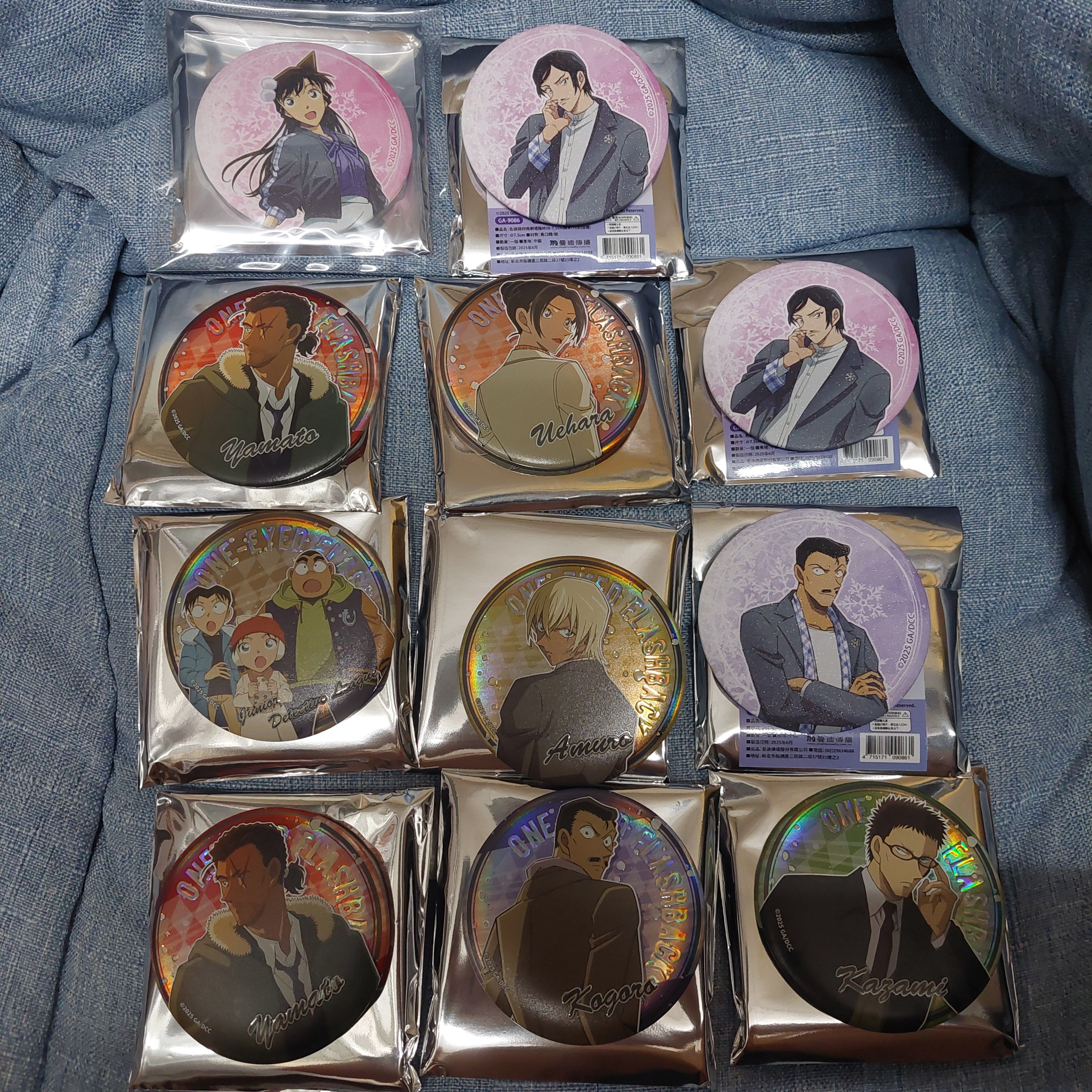 水玉光徽章&磨砂徽章