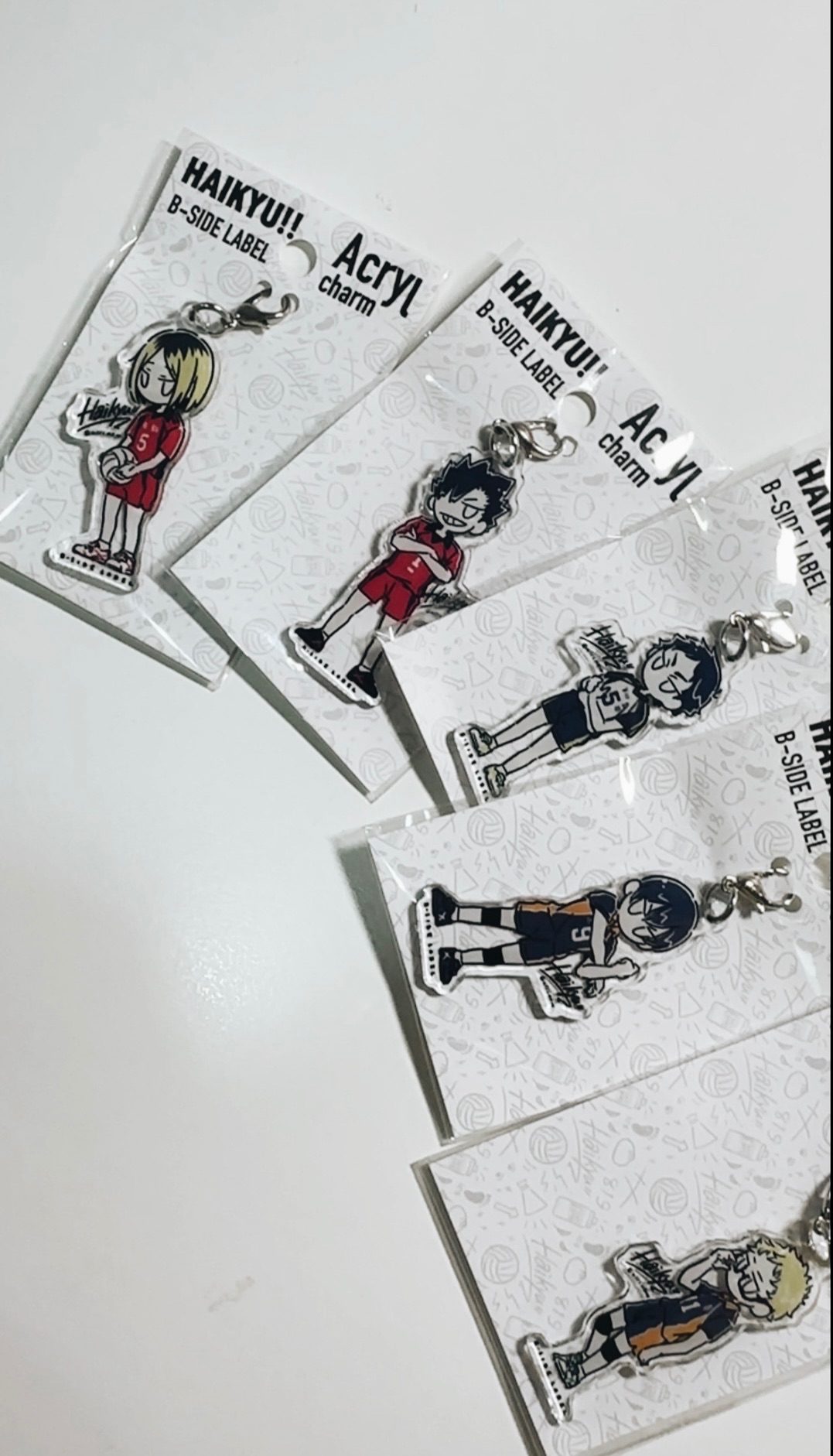 現貨-【排球少年】透明款吊飾