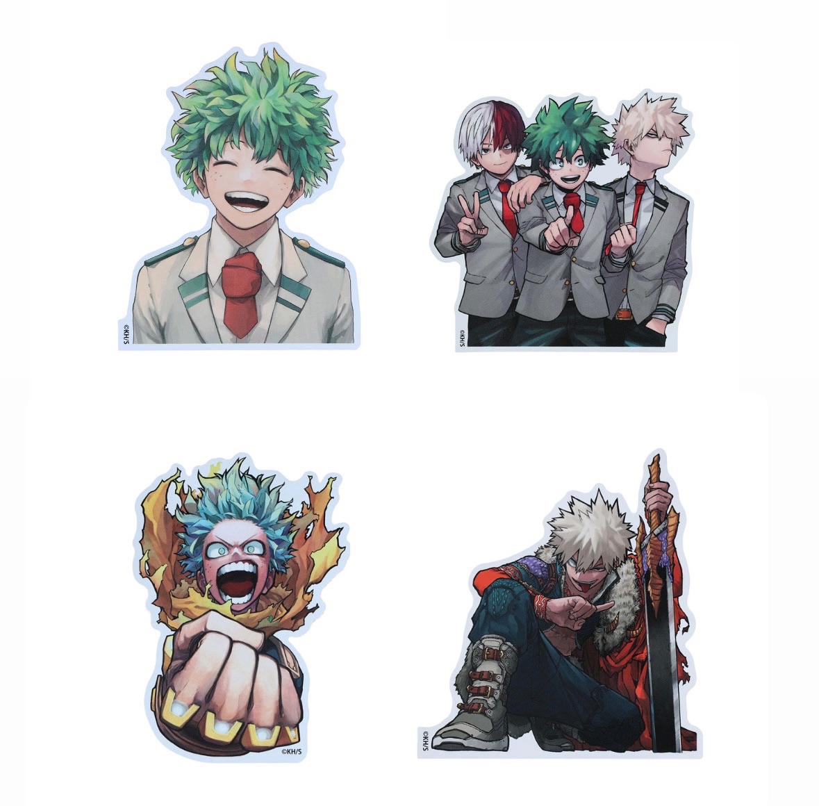 現貨-《我的英雄學院》角色貼紙