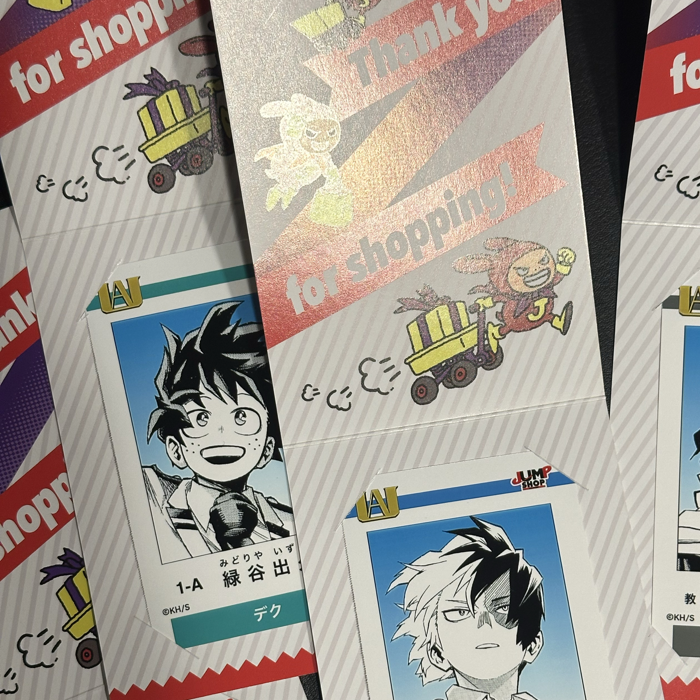 《我的英雄學院》JS積分卡