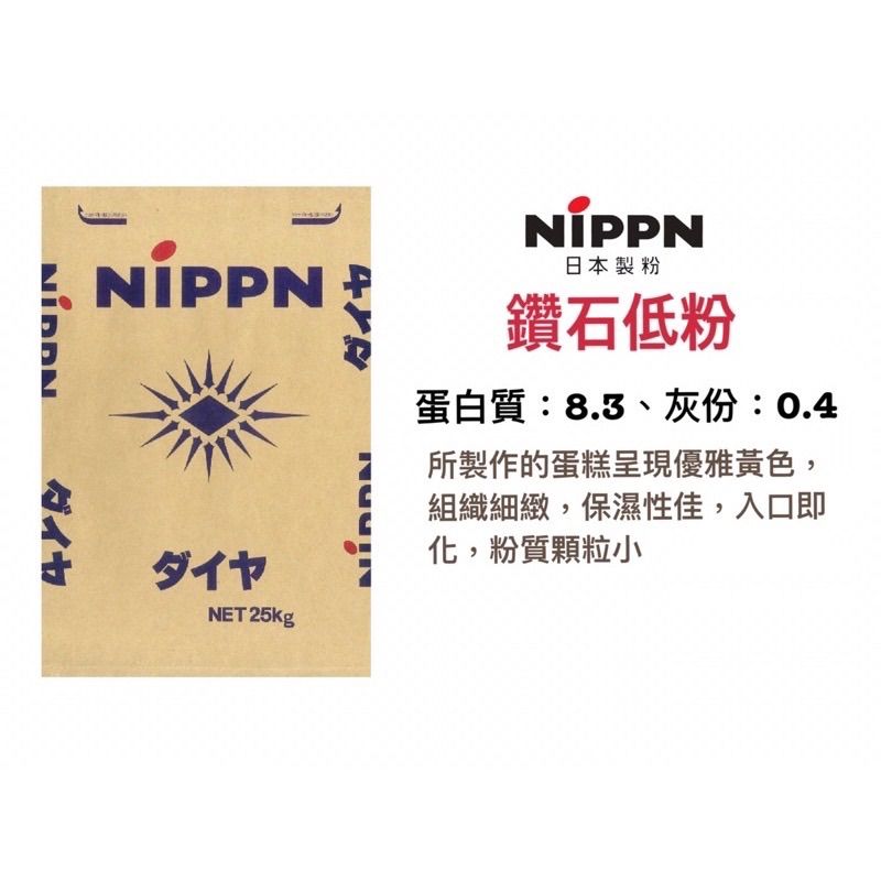 鑽石低筋麵粉 夾鏈袋分裝 每單限重4.6公斤