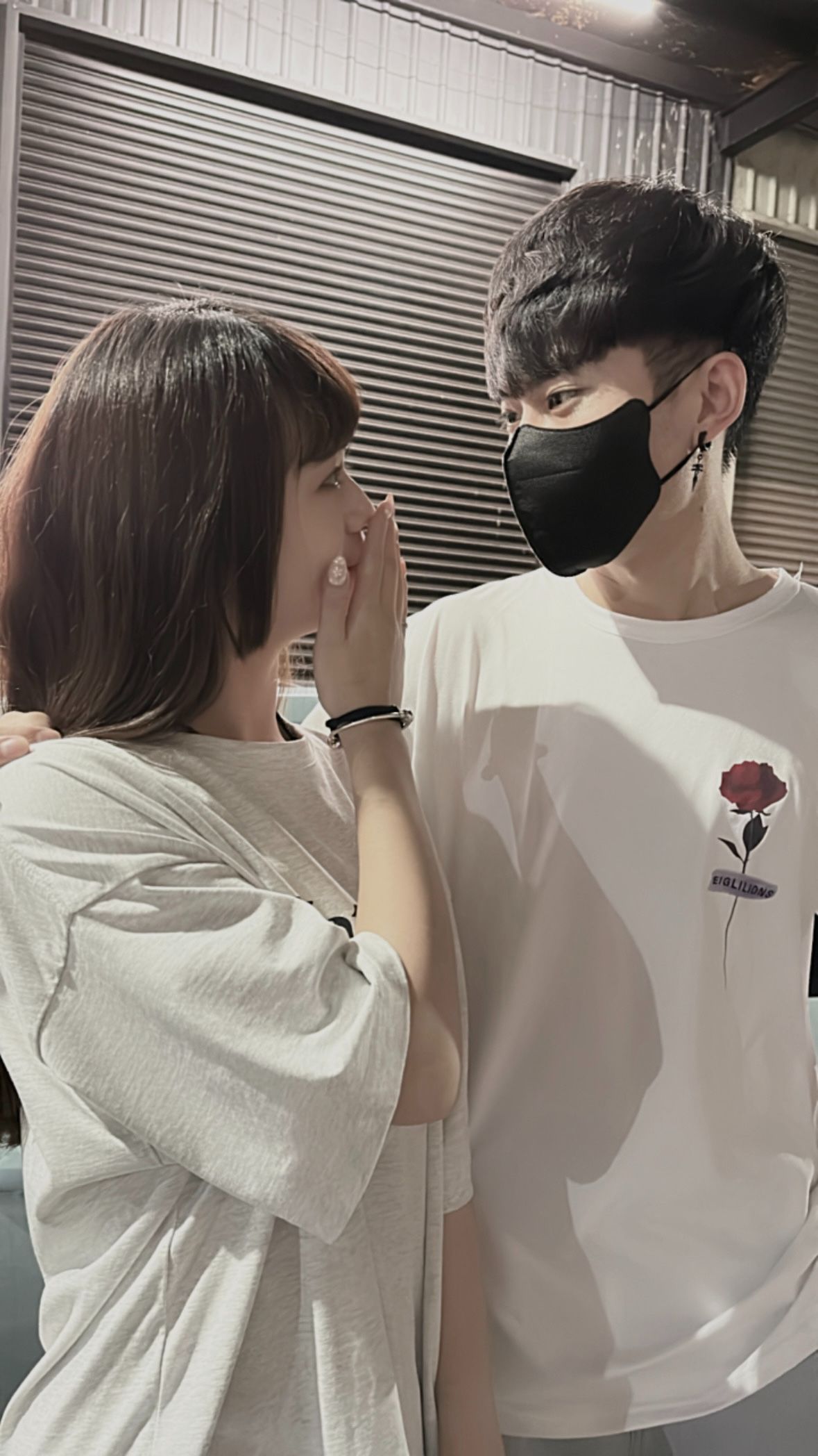 ✨黃帝超限量✨日系玫瑰印花短袖T恤 男女潮流ins高街寬鬆 圆领T恤衫上衣