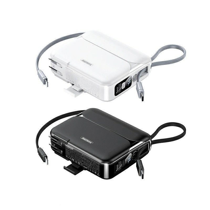 ✨黃帝超限量✨無界4自帶線行動電源 20000mAh【自帶線+LED+AC插頭+支架+雙向快充】