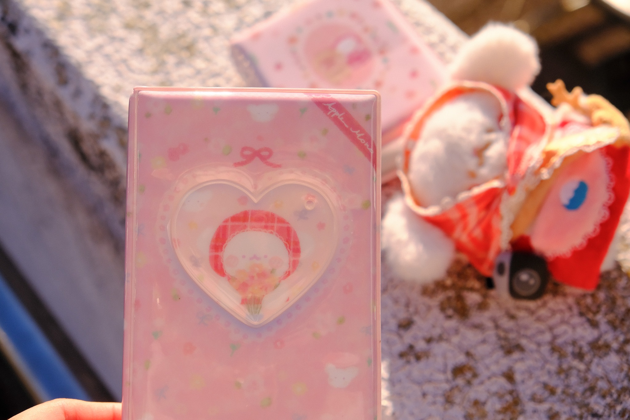 拍貼長型愛心裁型收集冊