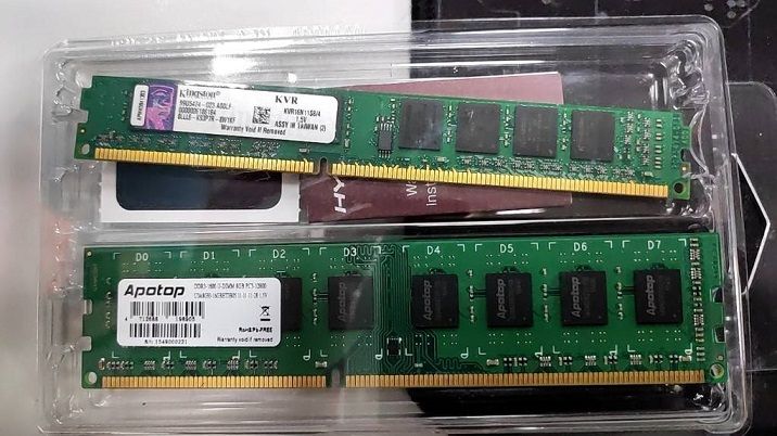 金士頓 DDR3 8G + APOTOP DDR3 8G