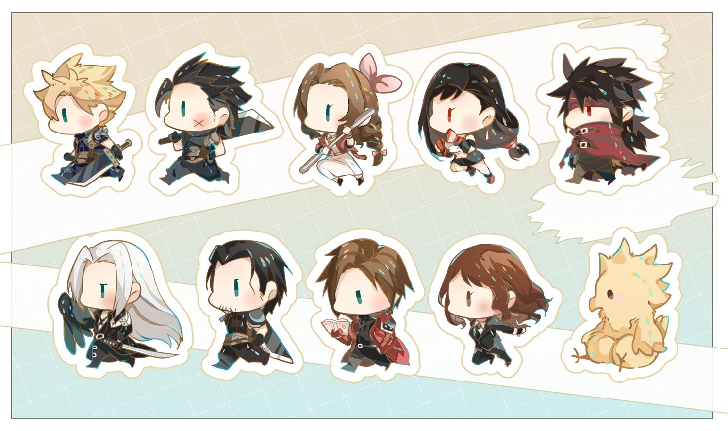 FF7壓克力軟磁鐵