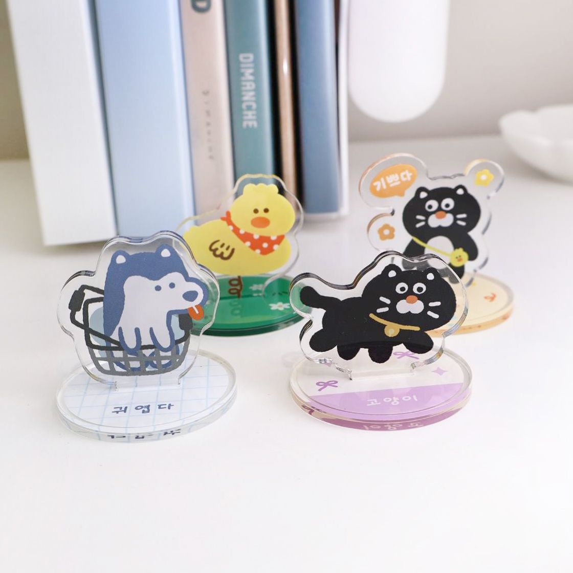 【可愛壓克力牌】辦公室裝飾 書桌擺飾 可愛動物插圖 文創