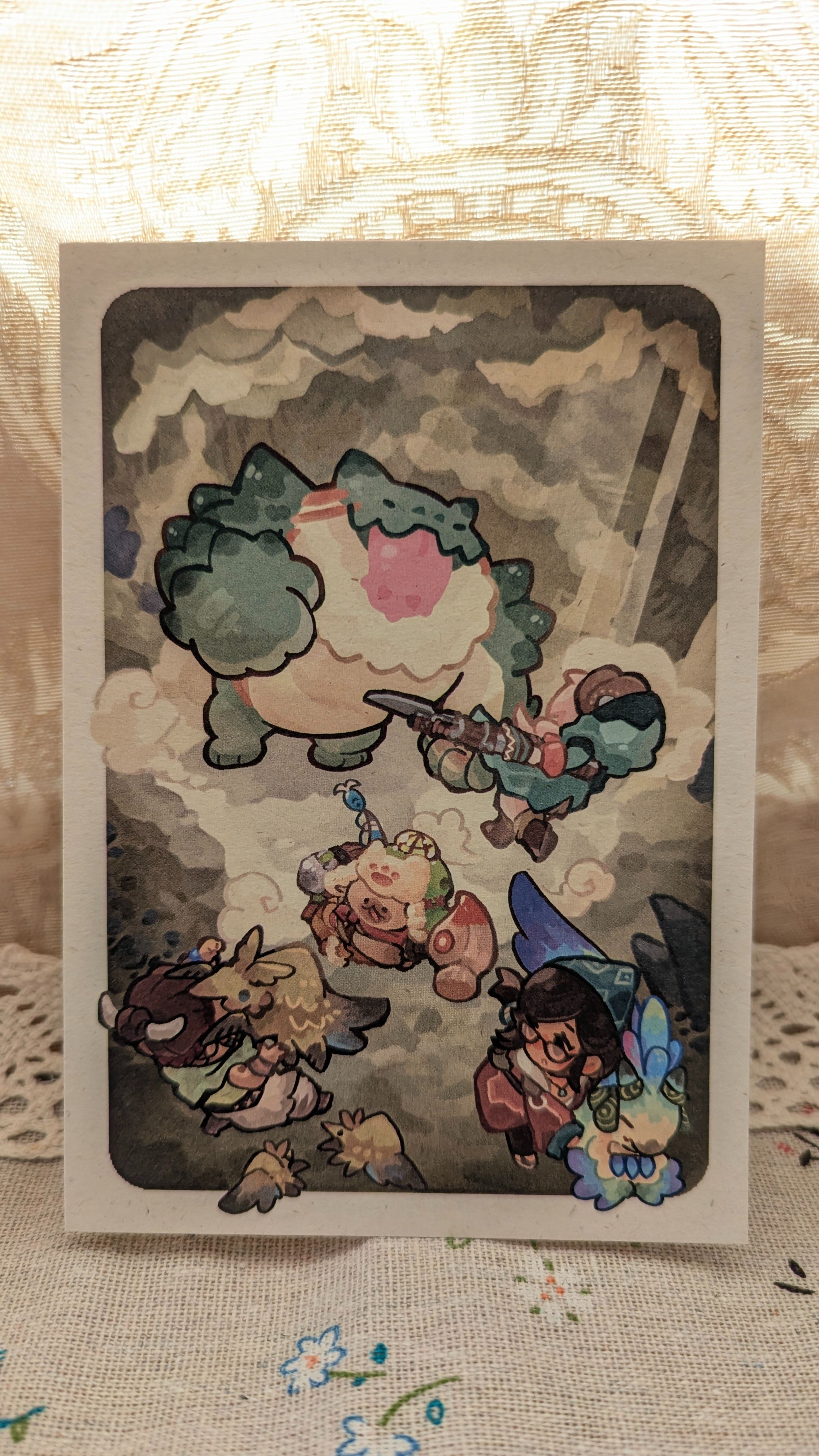 ×新品×固執的舌頭 明信片