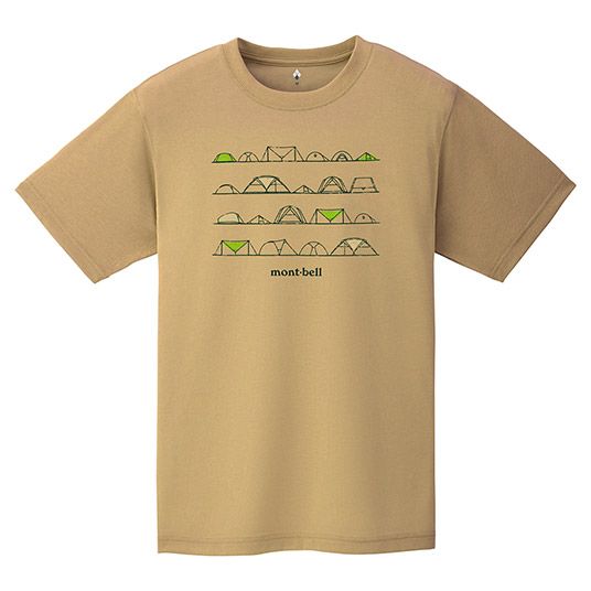 Mont-bell 日本 短袖中性T-Shirt （帳篷/東京限定）