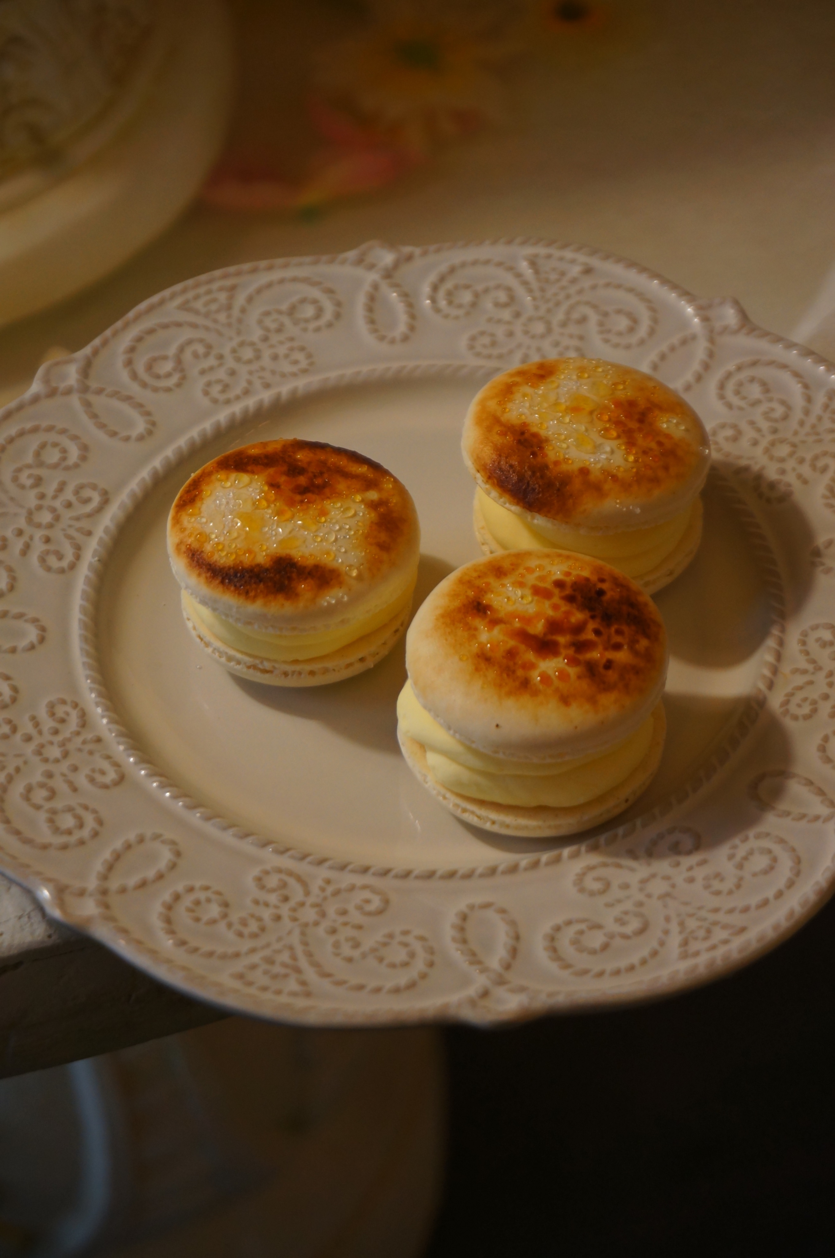 炙燒焦糖乳酪馬卡龍