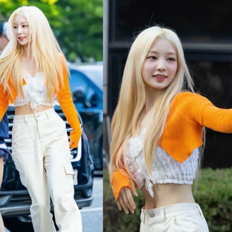 I Beauty 🇰🇷韓國東大門代購 單身即地獄『瑞恩同款』韓妞穿搭 鍊條 套指 短版外套 針織外套