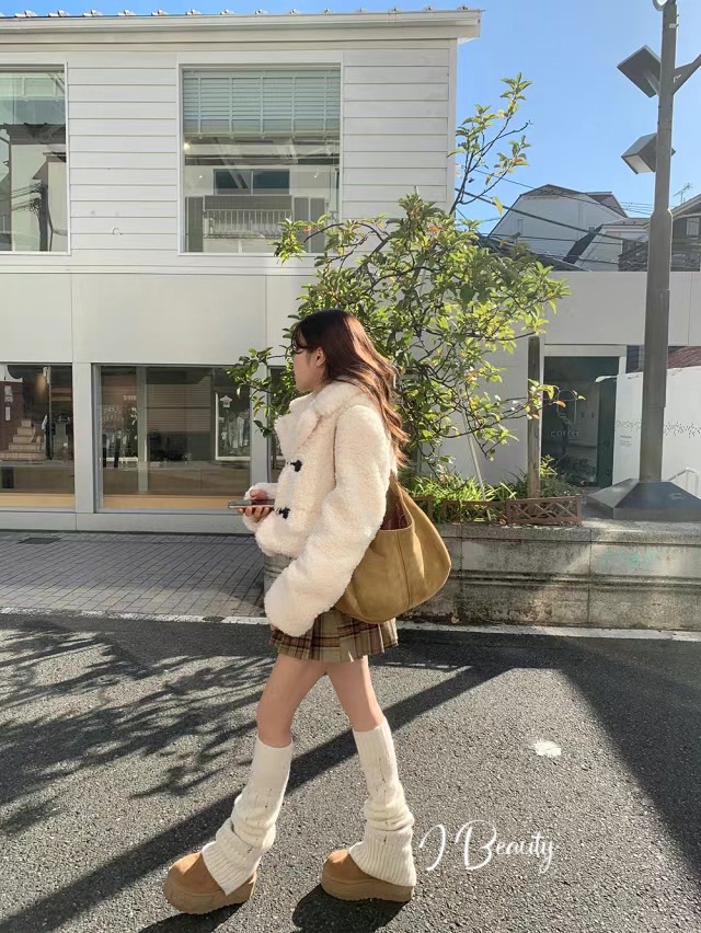 I Beauty🇰🇷韓國東大門代購 中筒腿 針織襪 羊毛保暖襪套