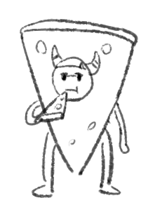 辣拉專用披薩