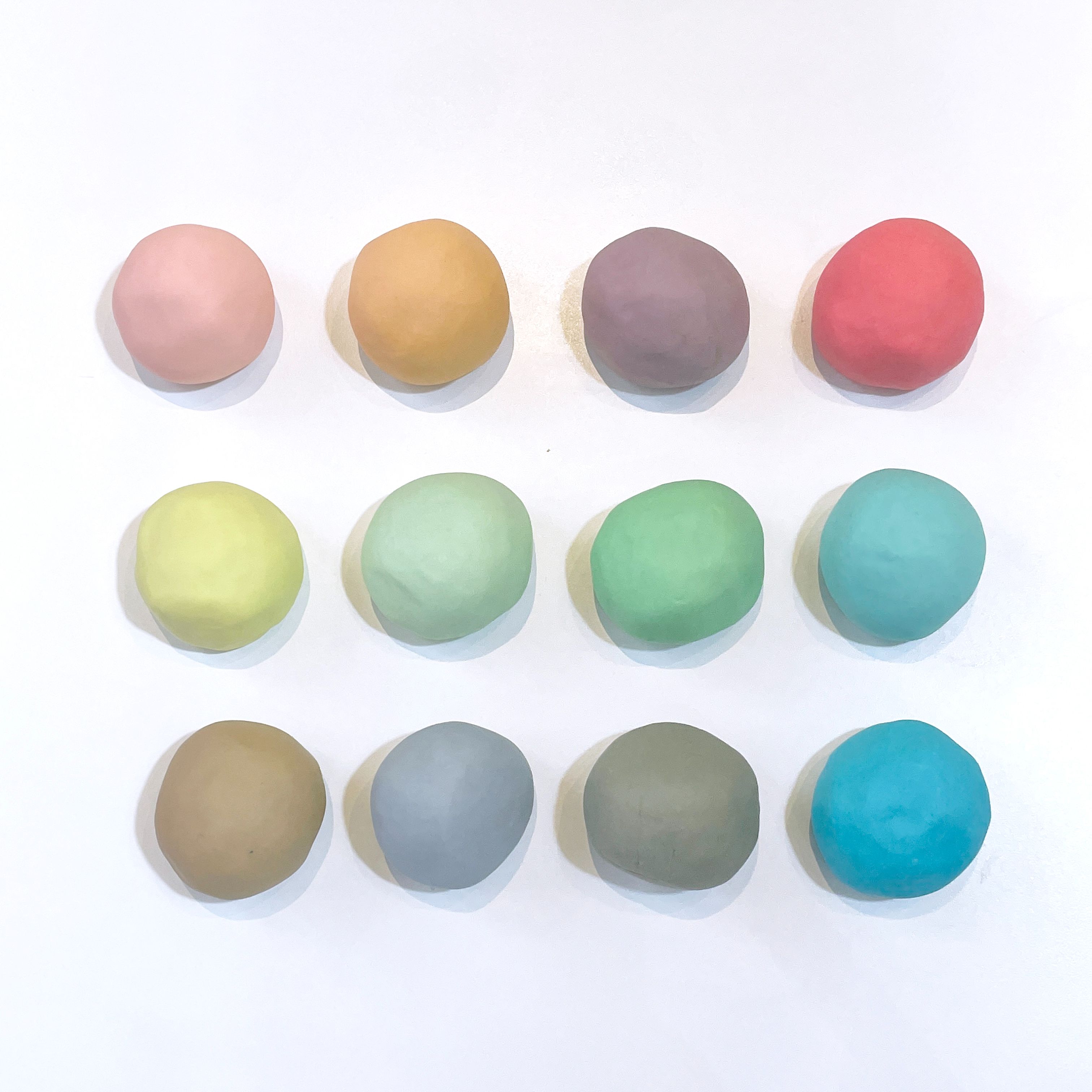 （下單才開始製作） 純手工寶寶天然無毒安全黏土 馬卡龍12色一套