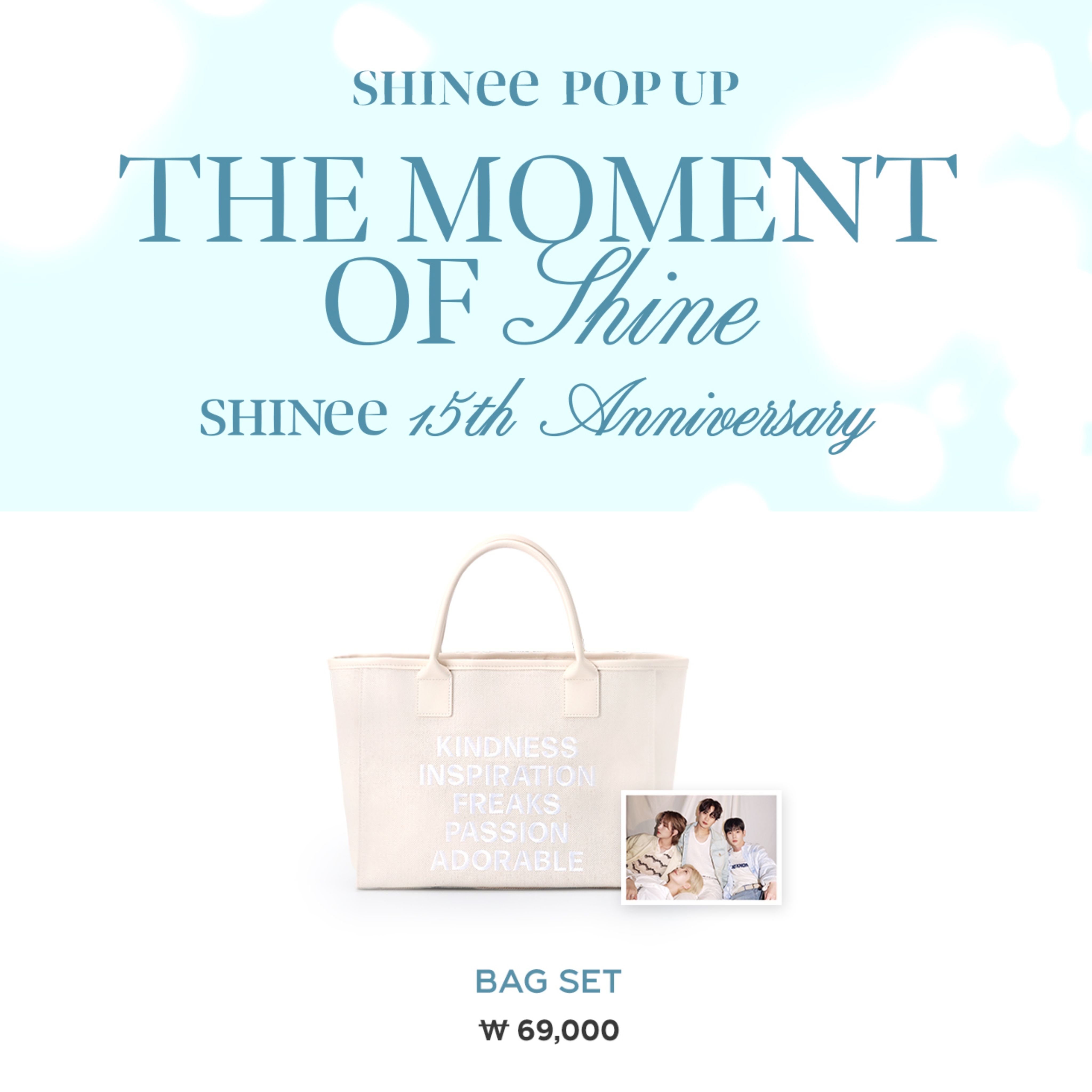 SHINee THE MOMENT OF Shine BAG SET-