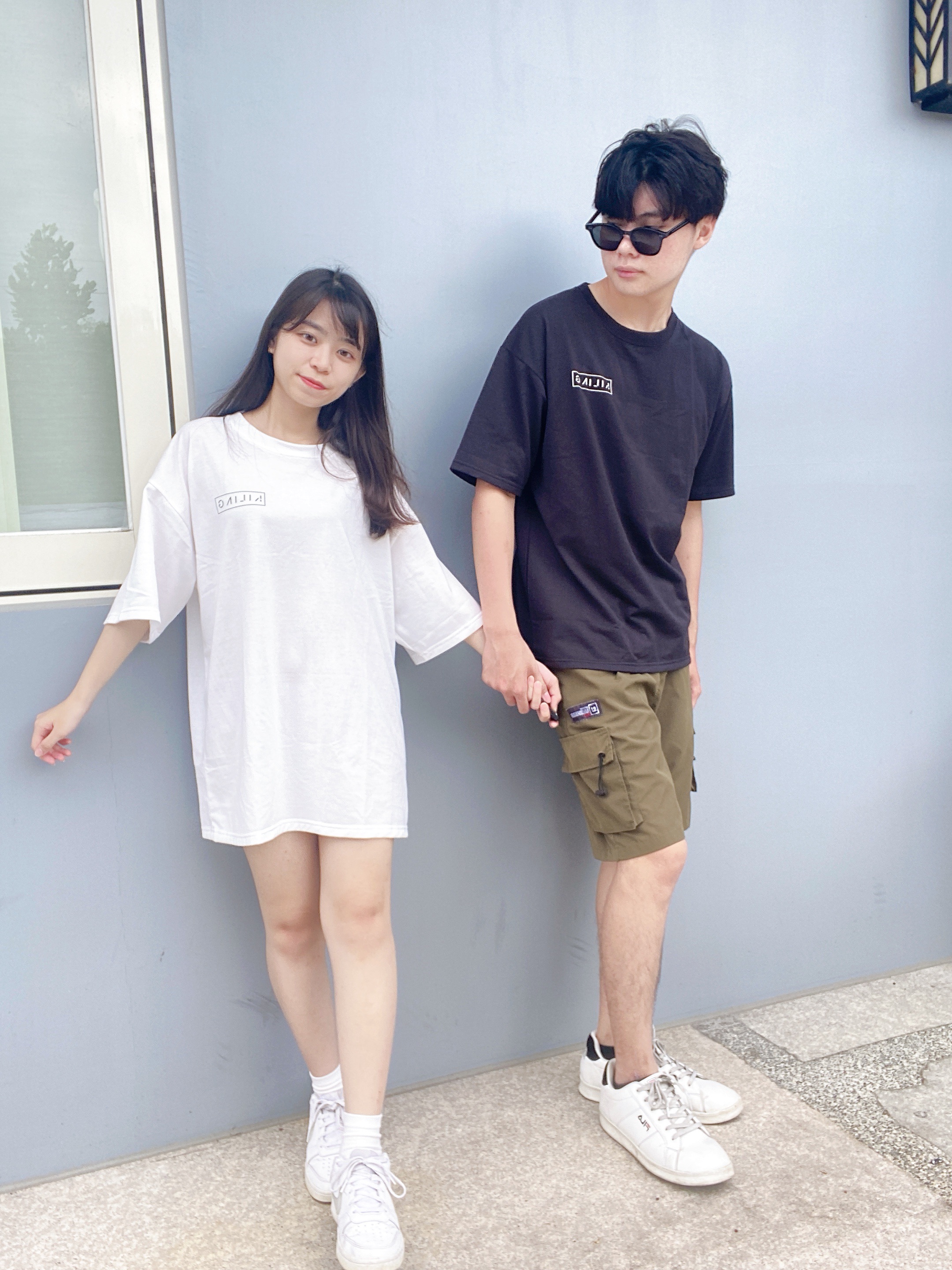 [KILING SHOP］T恤 OVERSIZE上衣 情侶裝 閨蜜裝 素T 男女衣著