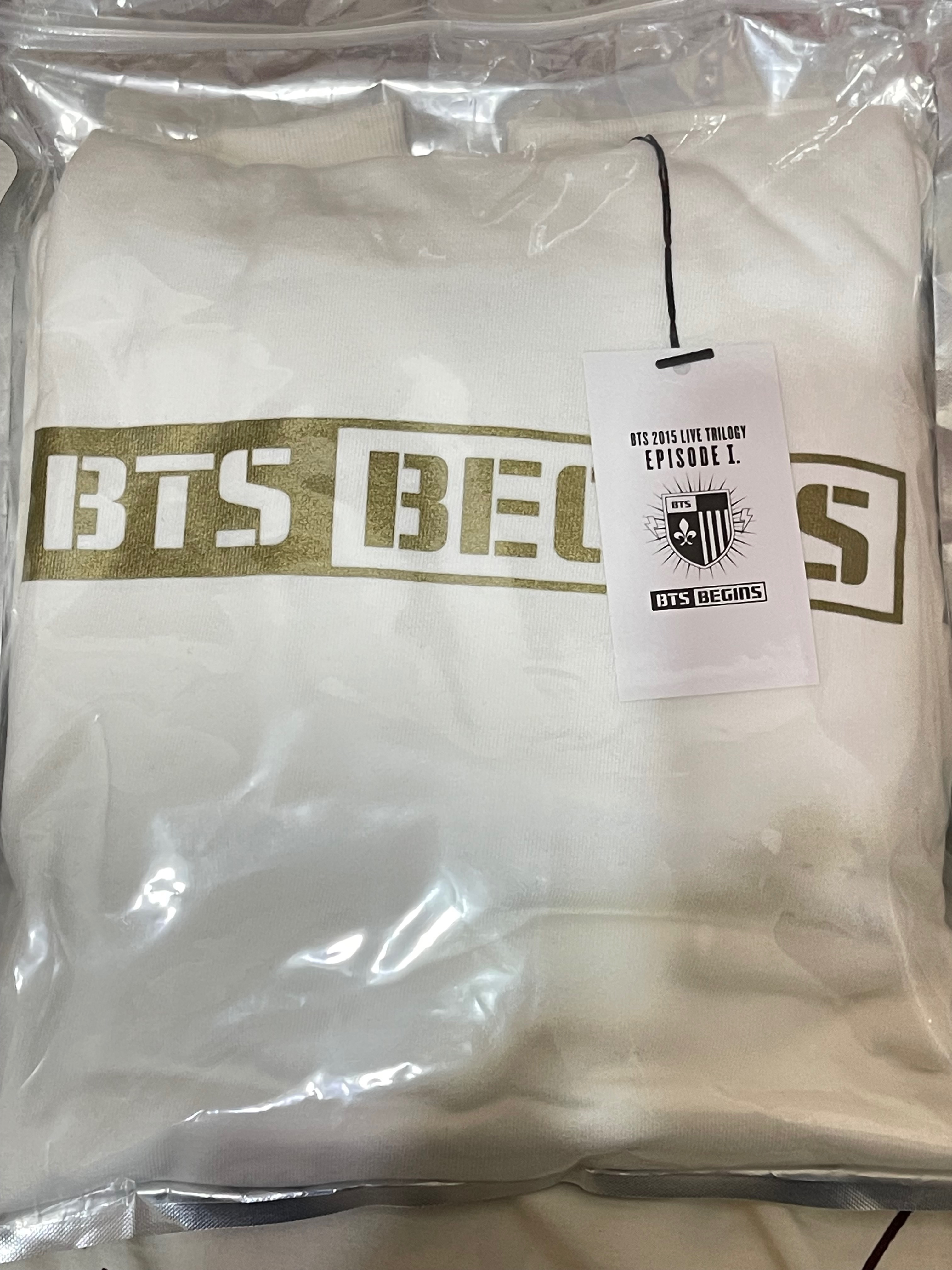 BTS BEGINS簽名帽T