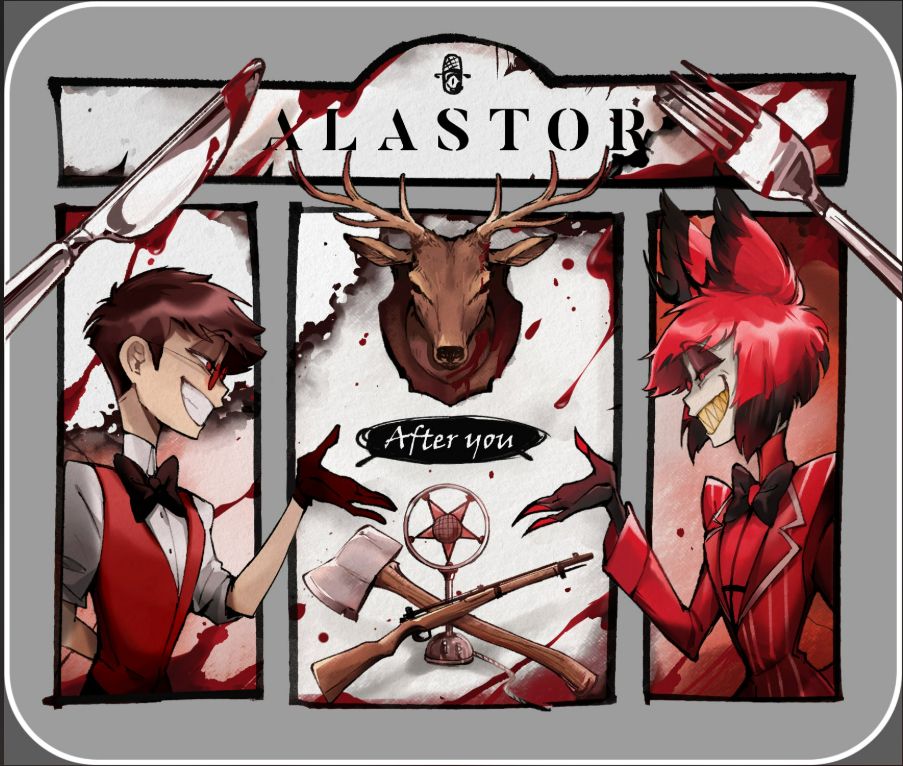 hazbin hotel alastor A6霧面收納盒