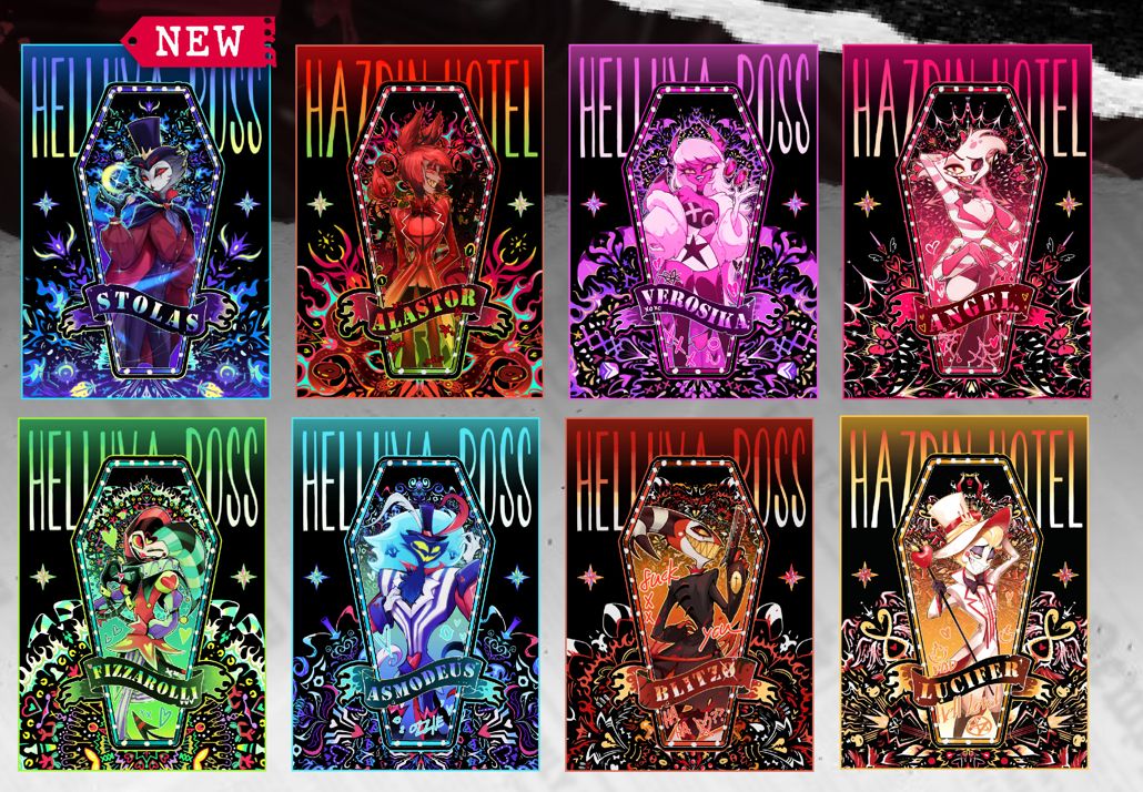 helluva boss ＆ hazbin hotel半斷星河膜貼紙