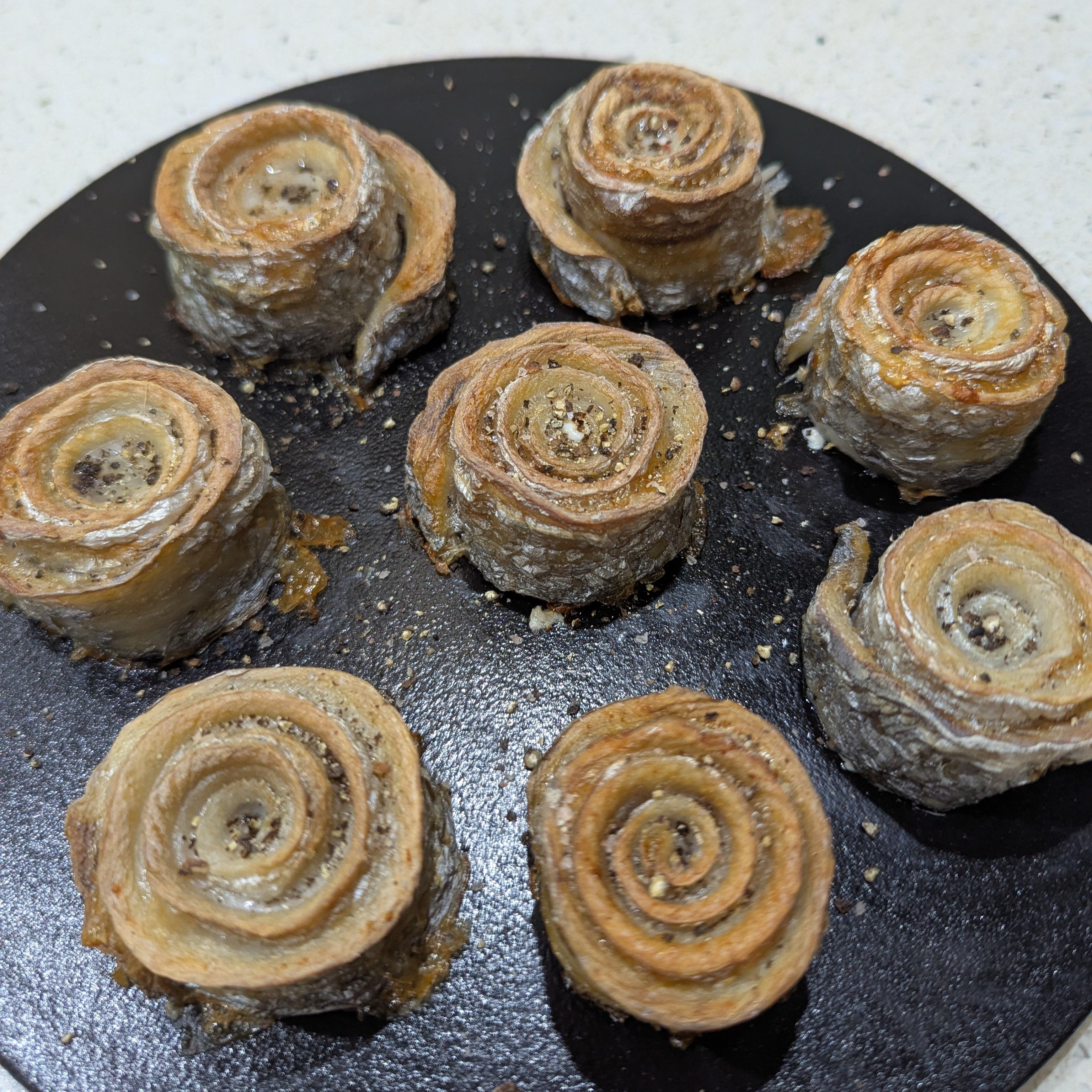 <氣炸鍋美食>白帶魚卷花,500g/包