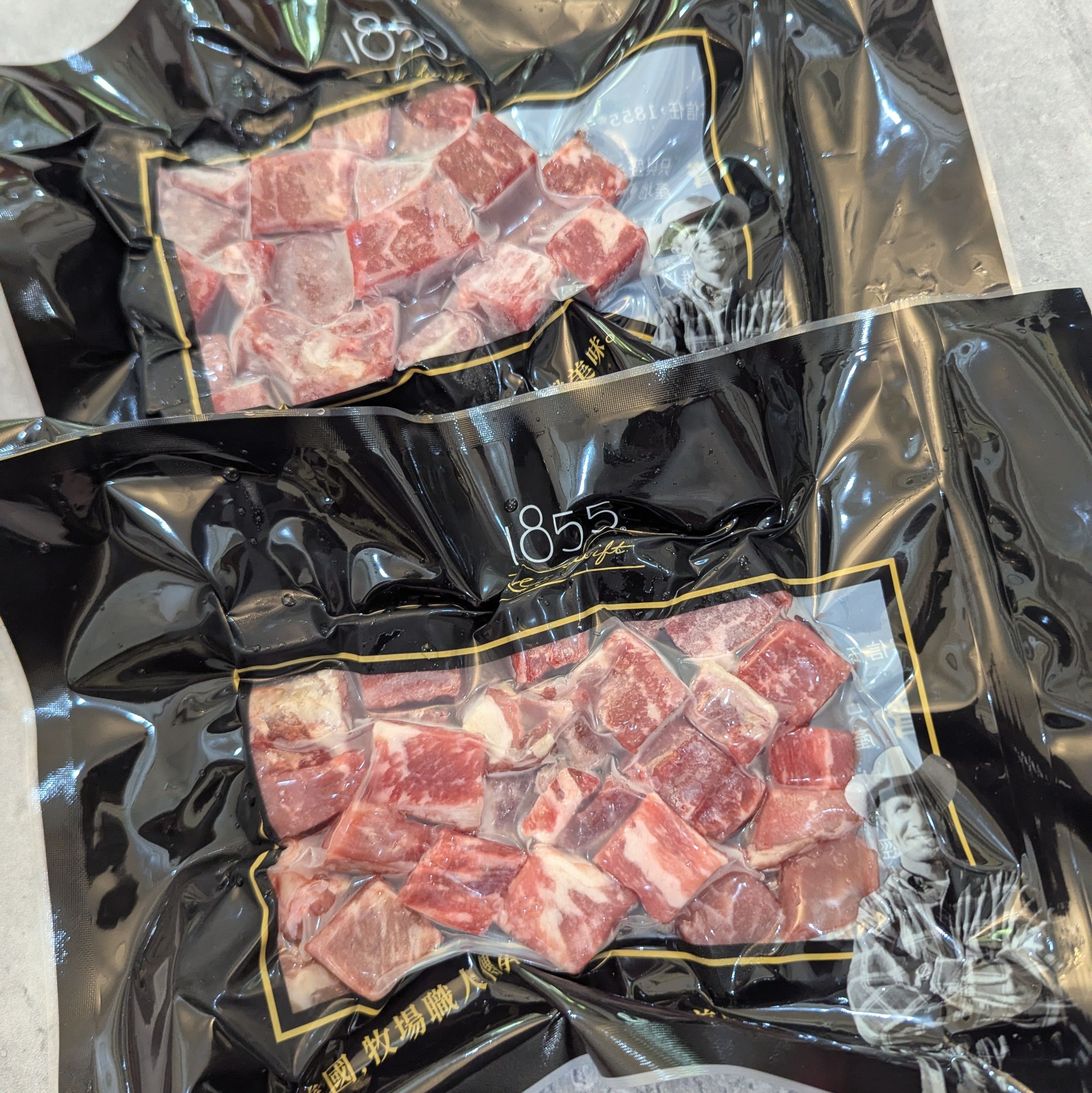 1855 安格斯熟成 骰子牛,150g