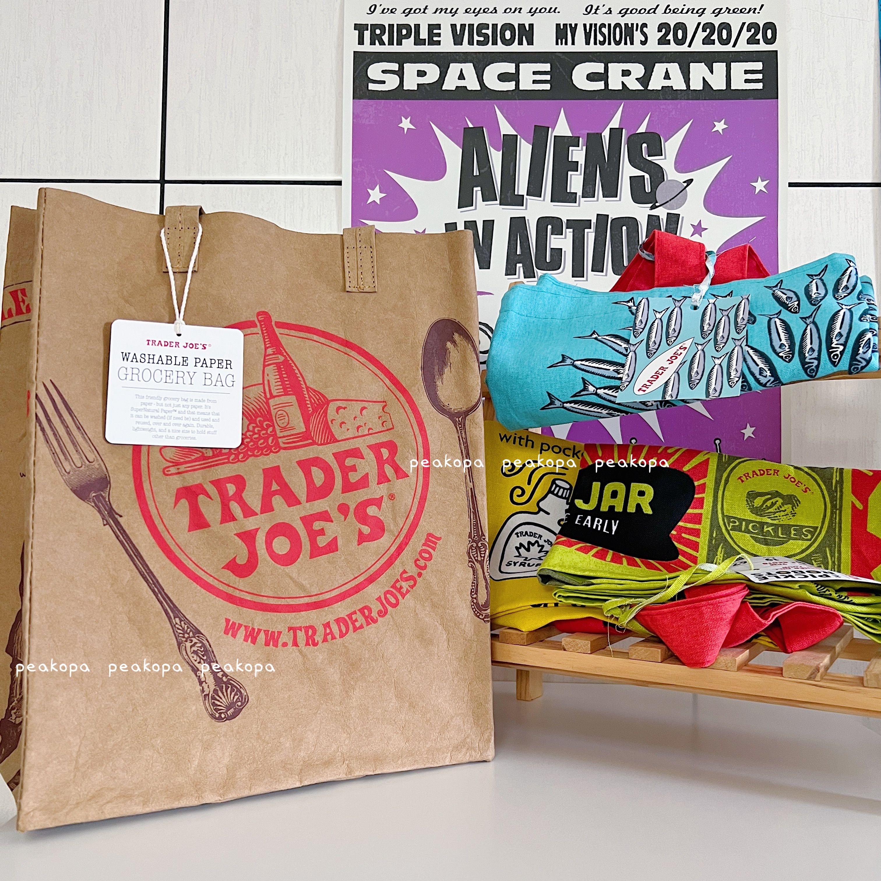 ［美國選物-現貨］🇺🇸 ATJ01 Trader Joe’s 購物袋 手提袋 環保購物袋 環保袋 環保包 袋子