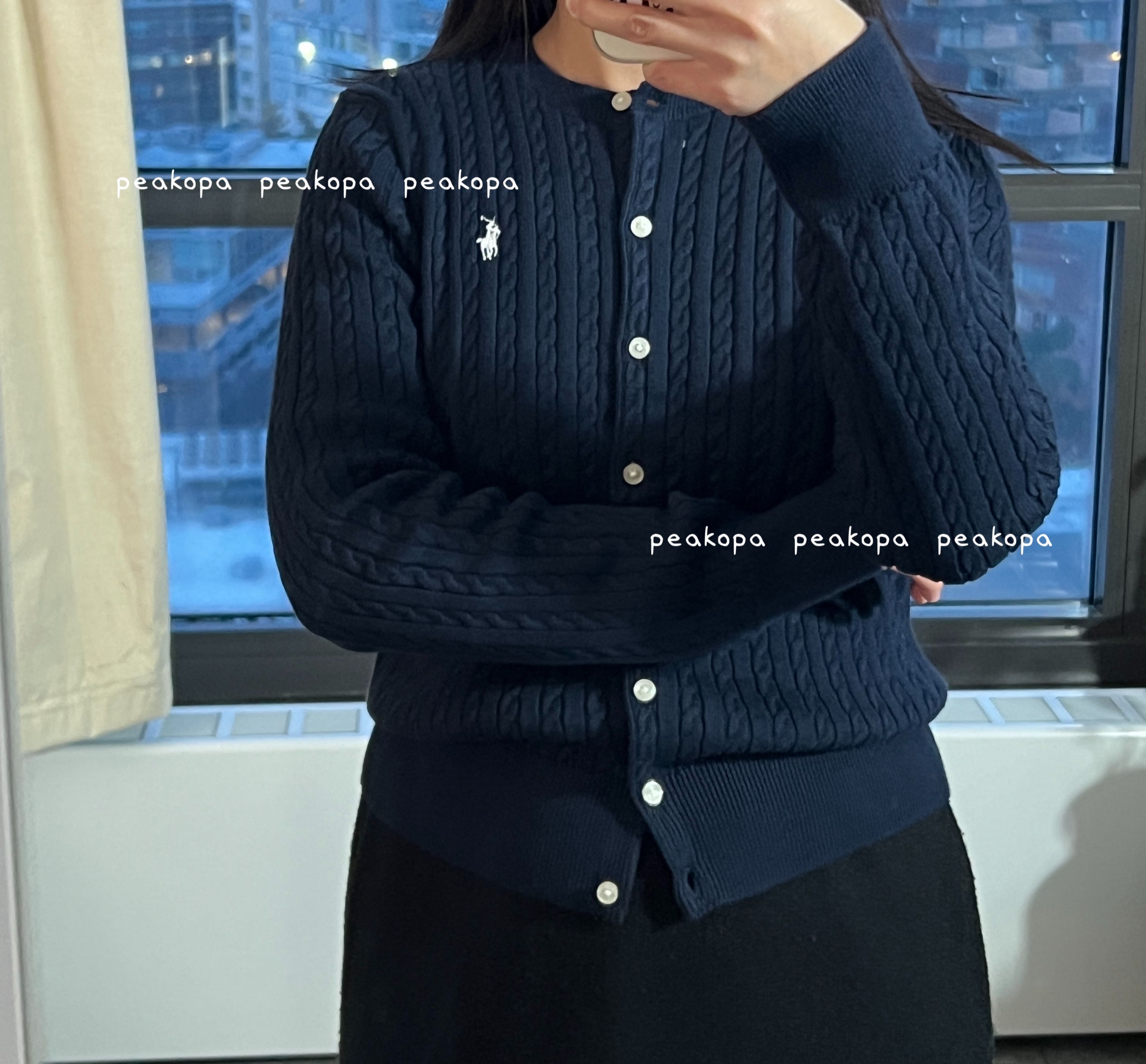 [美國品牌-現貨] 🤍 ARL03 Polo Ralph Lauren  女青年 經典麻花針織外套 針織外套