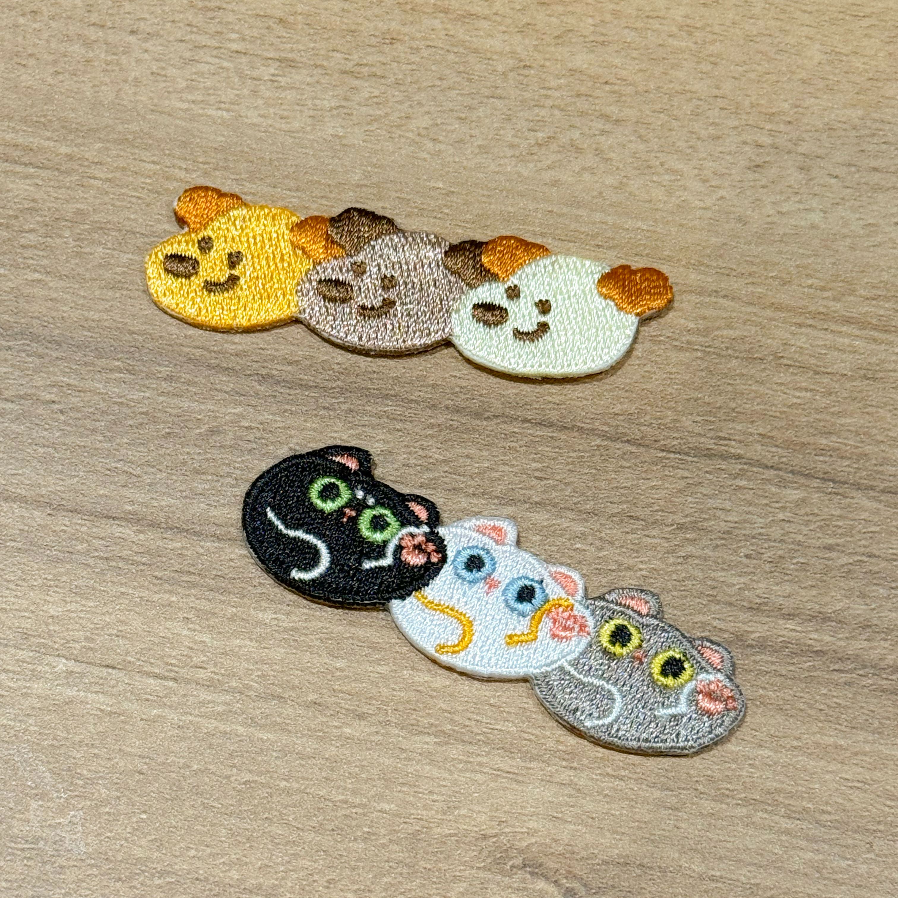 三隻小夥伴－刺繡燙貼