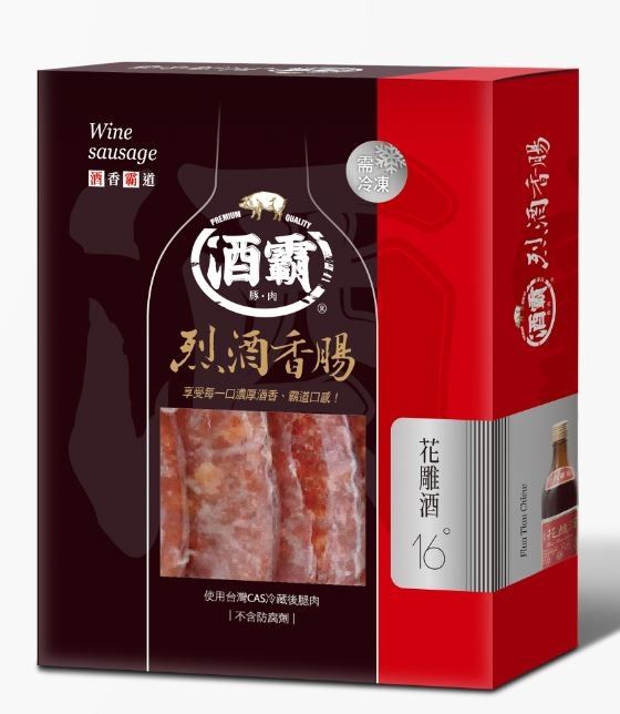 【酒霸豚肉舖】酒霸烈酒香腸六入裝 （每盒 300G X 6 盒）