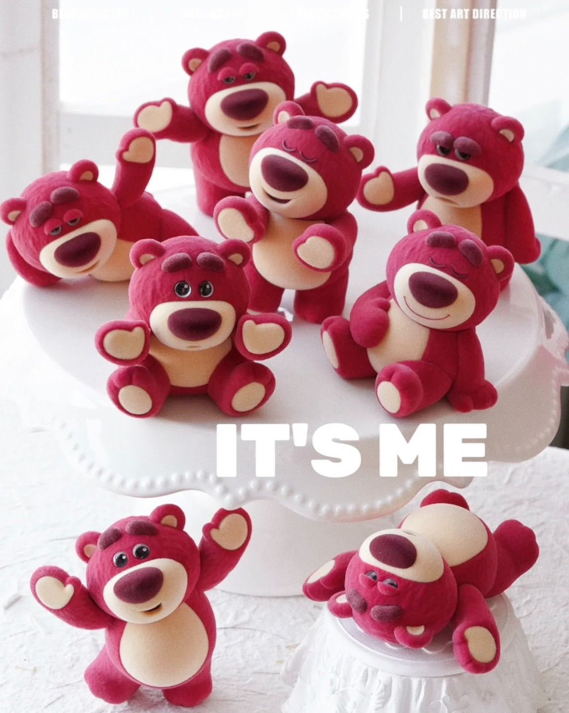 正版授權 草莓熊 盲盒