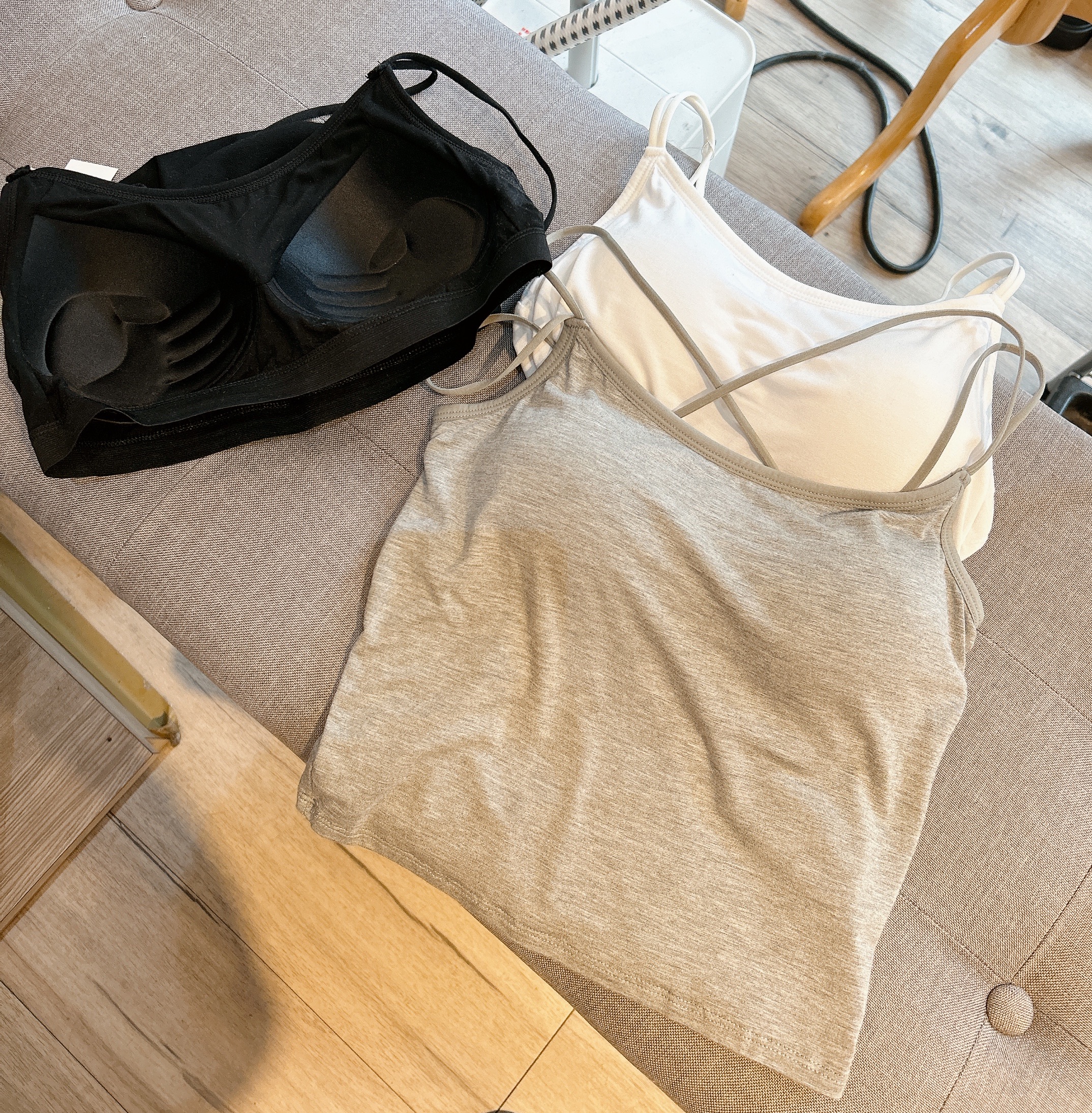 現貨 雙帶後交叉背心