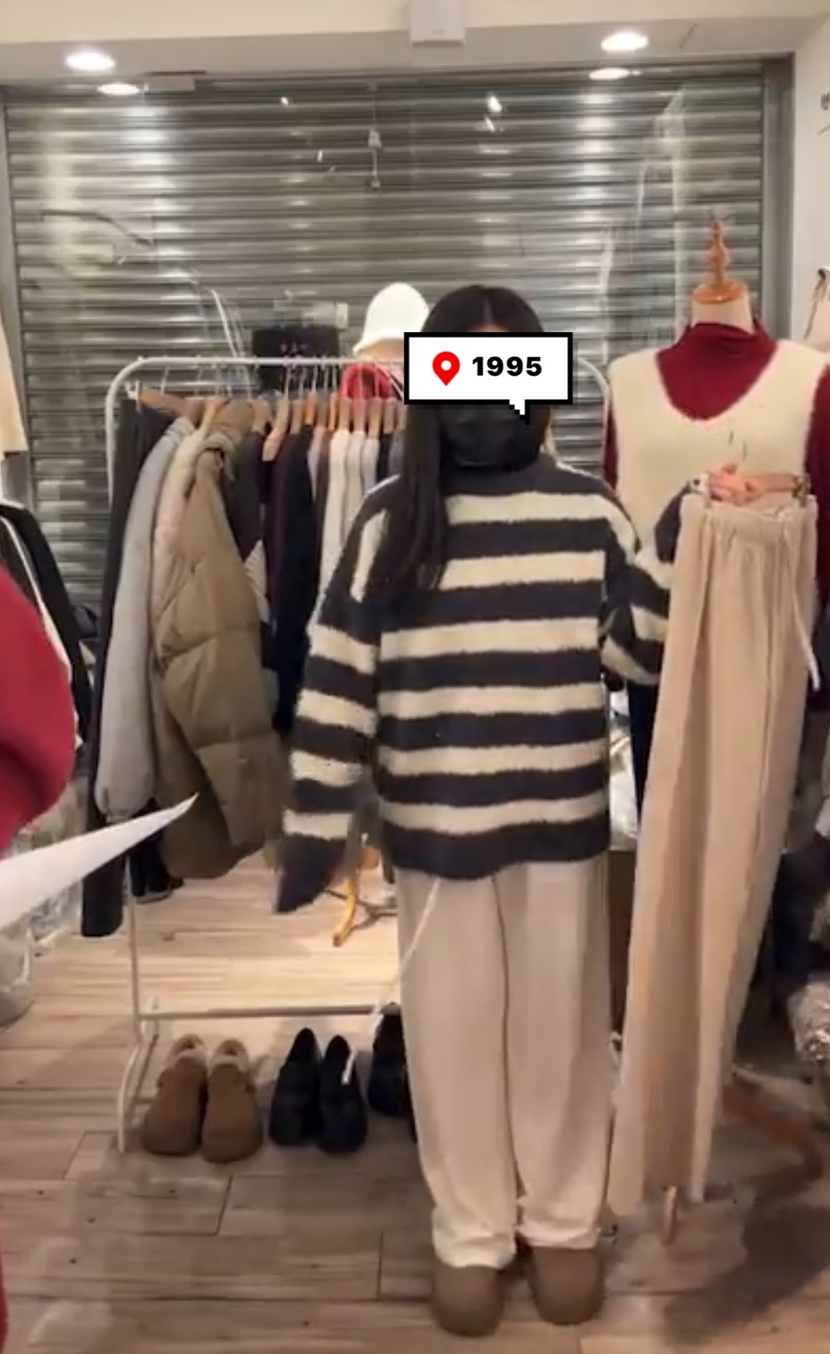 圈圈毛寬鬆毛衣