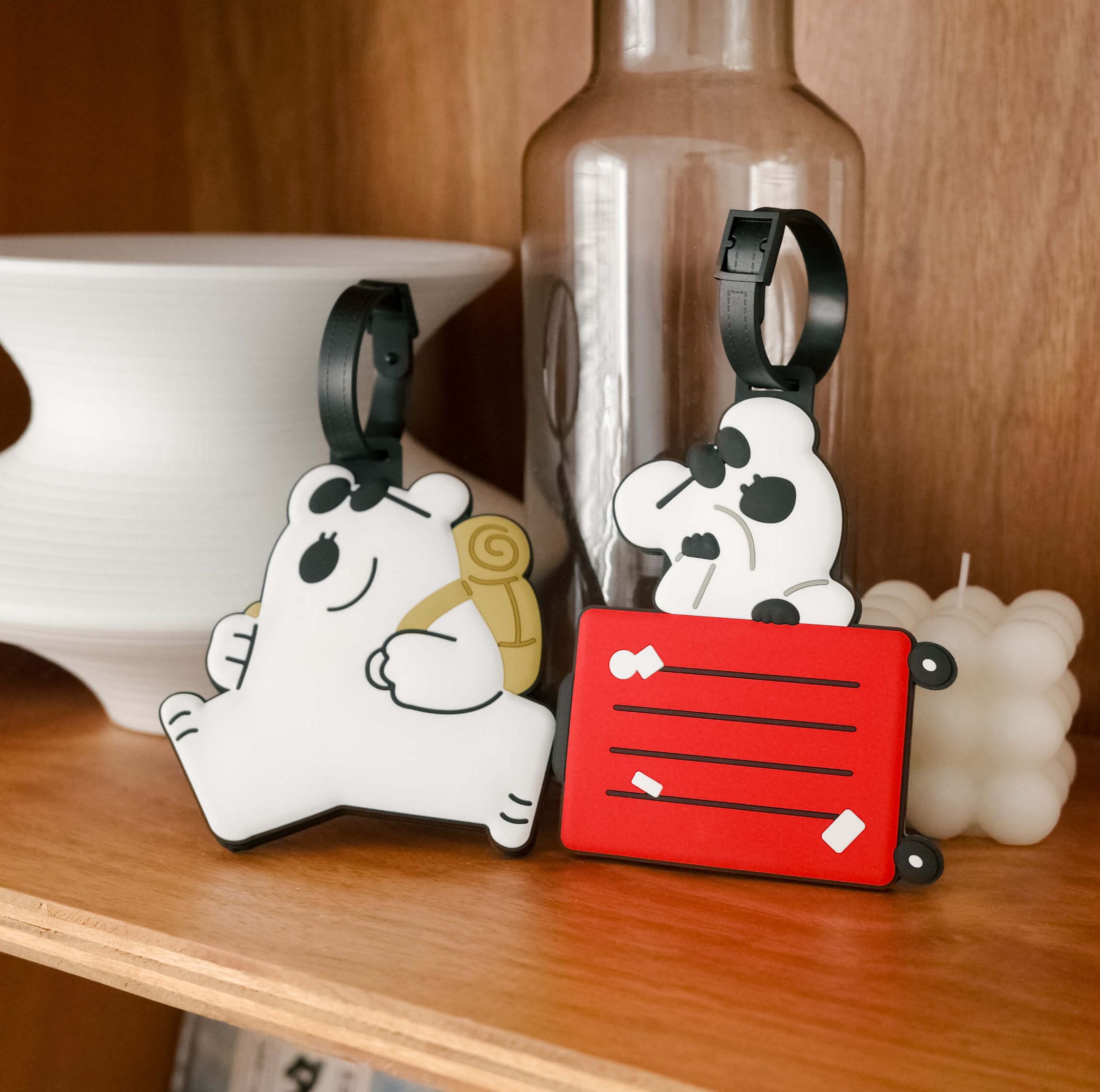 新品｜黑田桑軟膠行李吊牌｜兩款