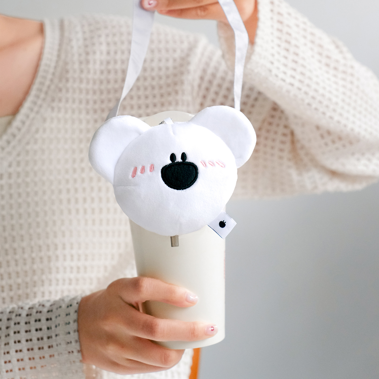 新品｜小跟班絨毛杯套吊飾