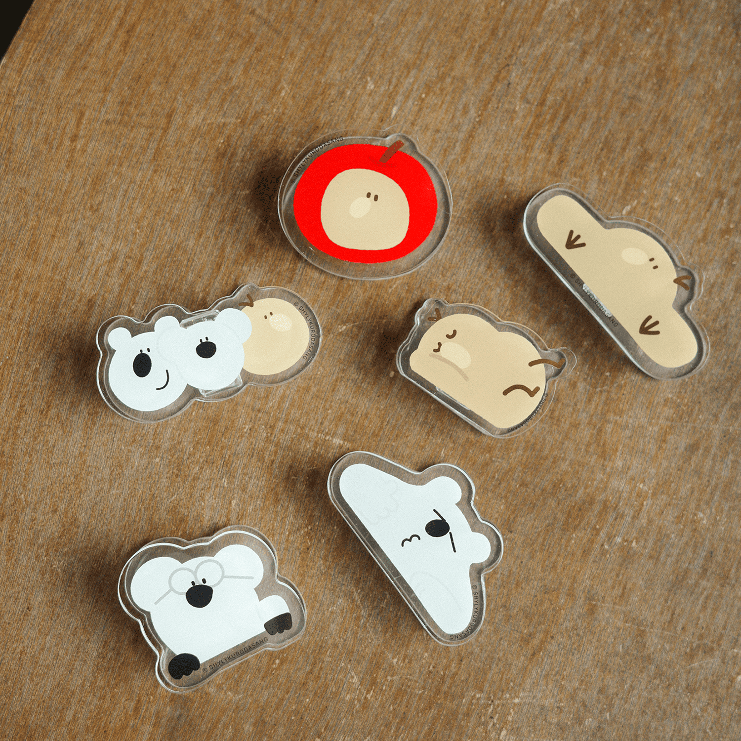 新品｜壓克力造型磁鐵夾 共 5 款