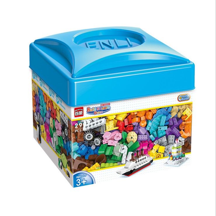 【現貨】商檢合格 桶裝積木（送底板）約460片