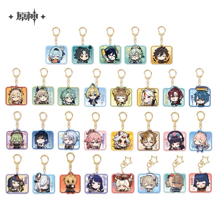 Q版表情包系列吊飾